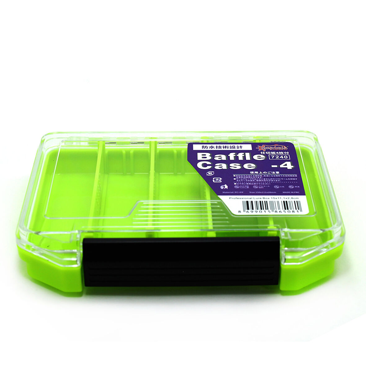 Captain 7240 Profesyonel Contalı Sahte Balık ve Jig Kutusu 15x11x3cm