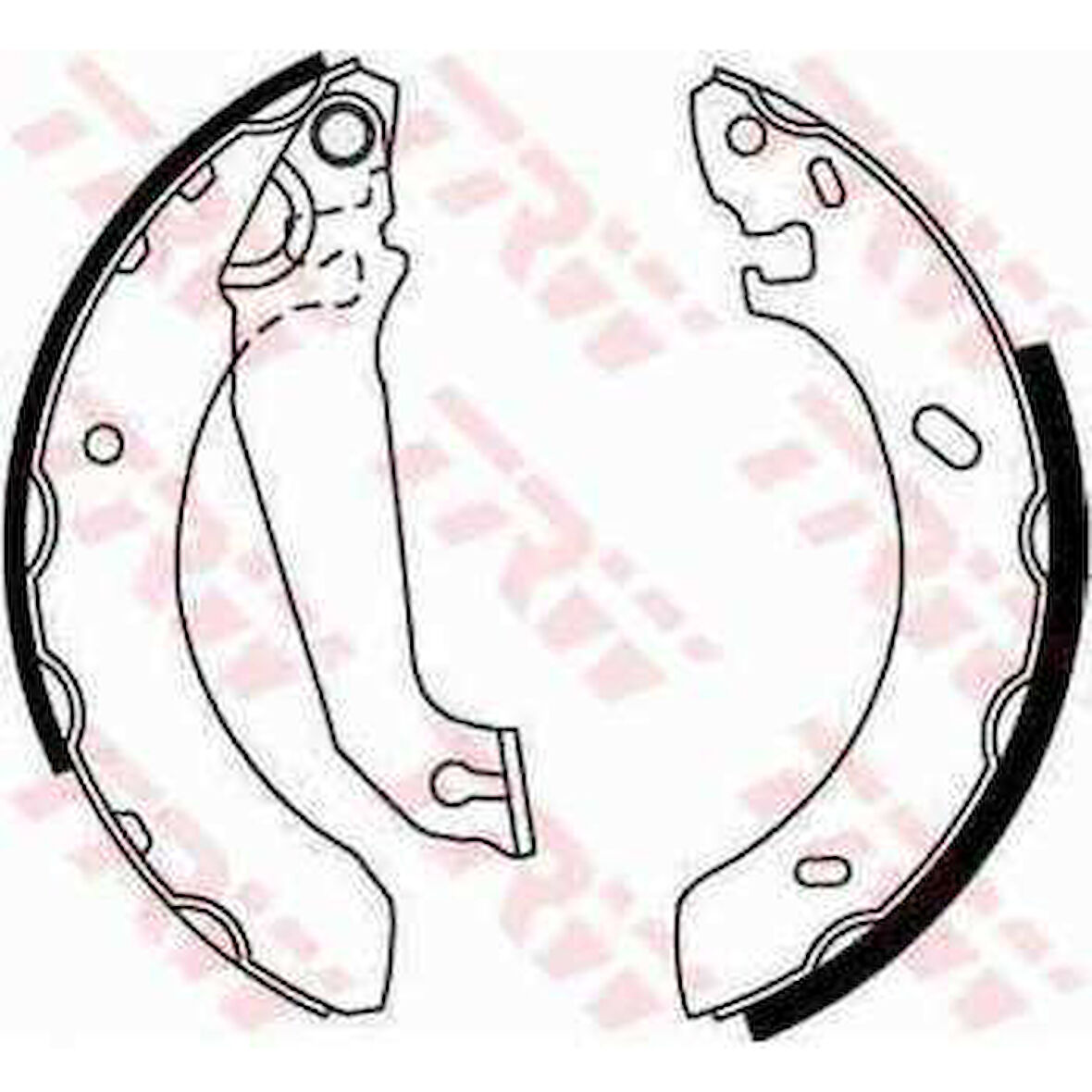 Ford Arka Fren Balatası (pabuc) Escort V / VI / VII 90>99 Orıon III 90>92 Abslı - Trw Gs6254