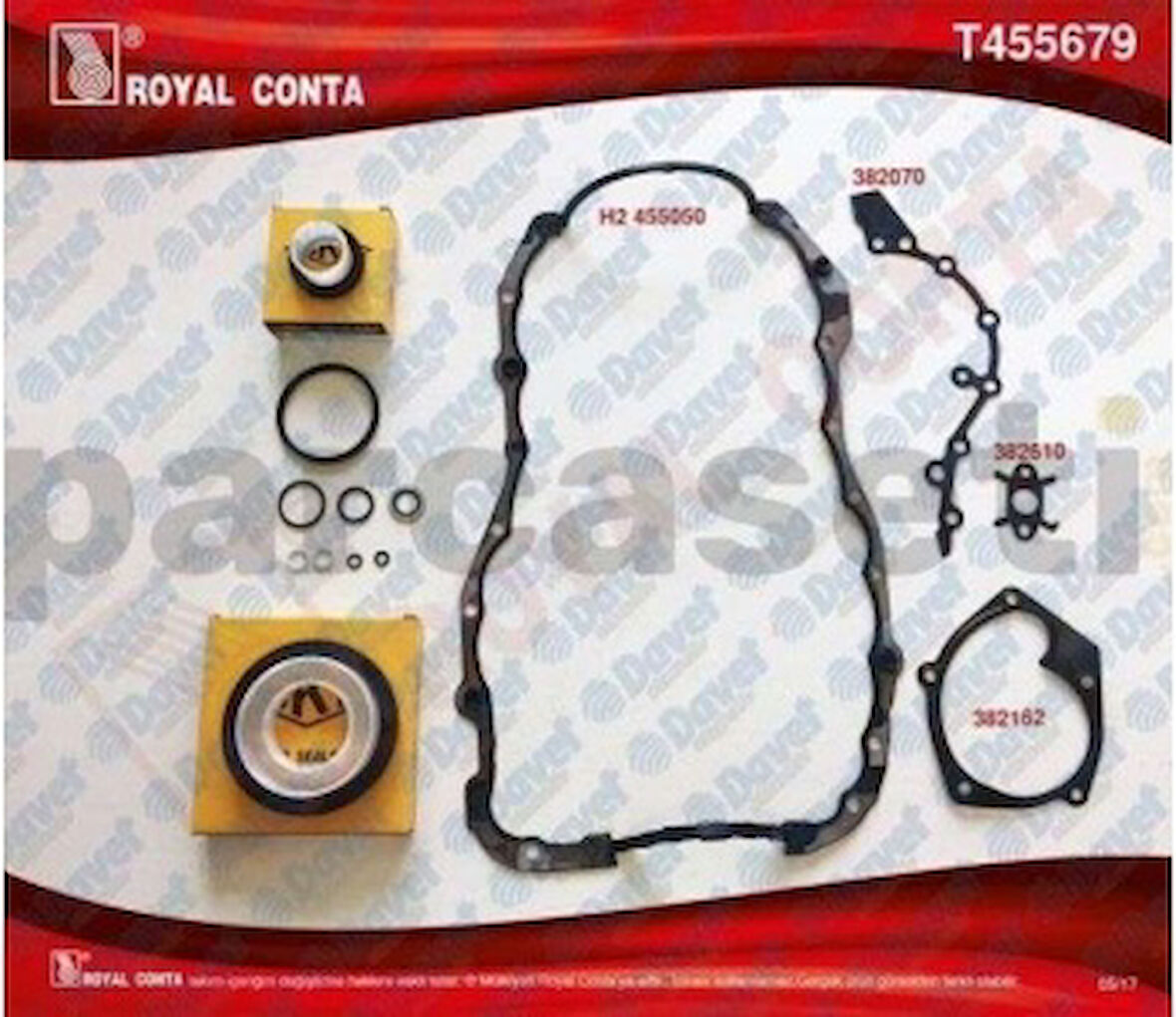 Renault Alt Takım Conta Skt Keceli Clio III Megane II 1,5dci 70 / 85 / 100hp K9k 05> - Royal T455679