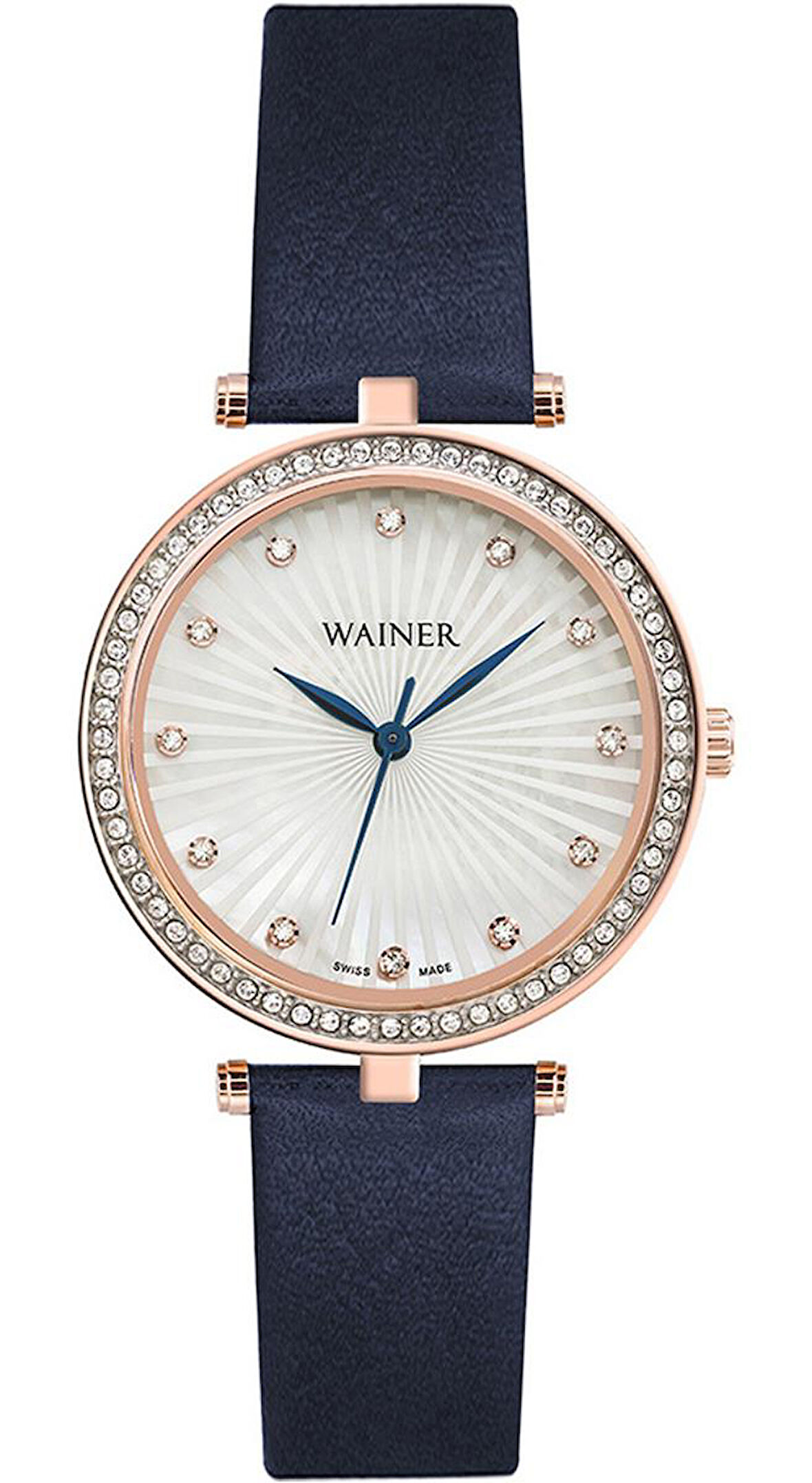 Wainer WA.15482-B Kadın Kol Saati , Swiss Made , Safir Cam