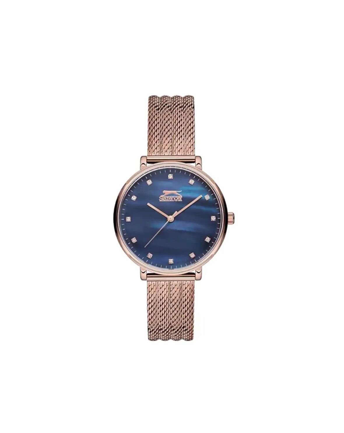 Slazenger Kadın Rose Gold Hasır Kordon Kol Saati – SL.09.1509.3.01