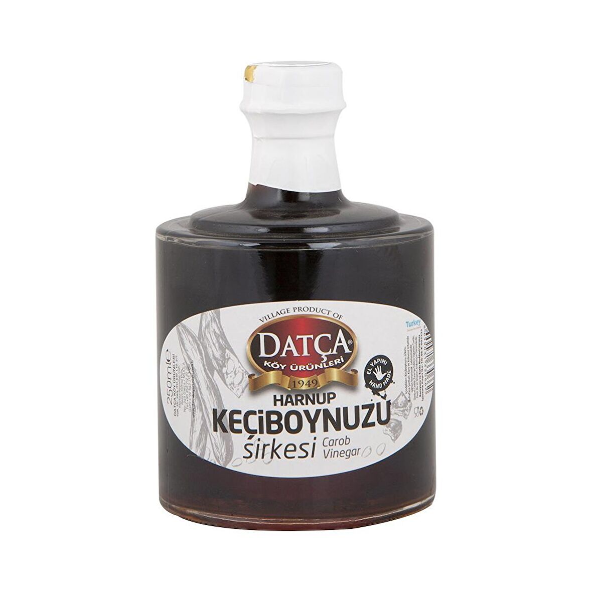 Datça Keçiboynuzu Sirkesi (Kule Şişe Alt) 250 ml