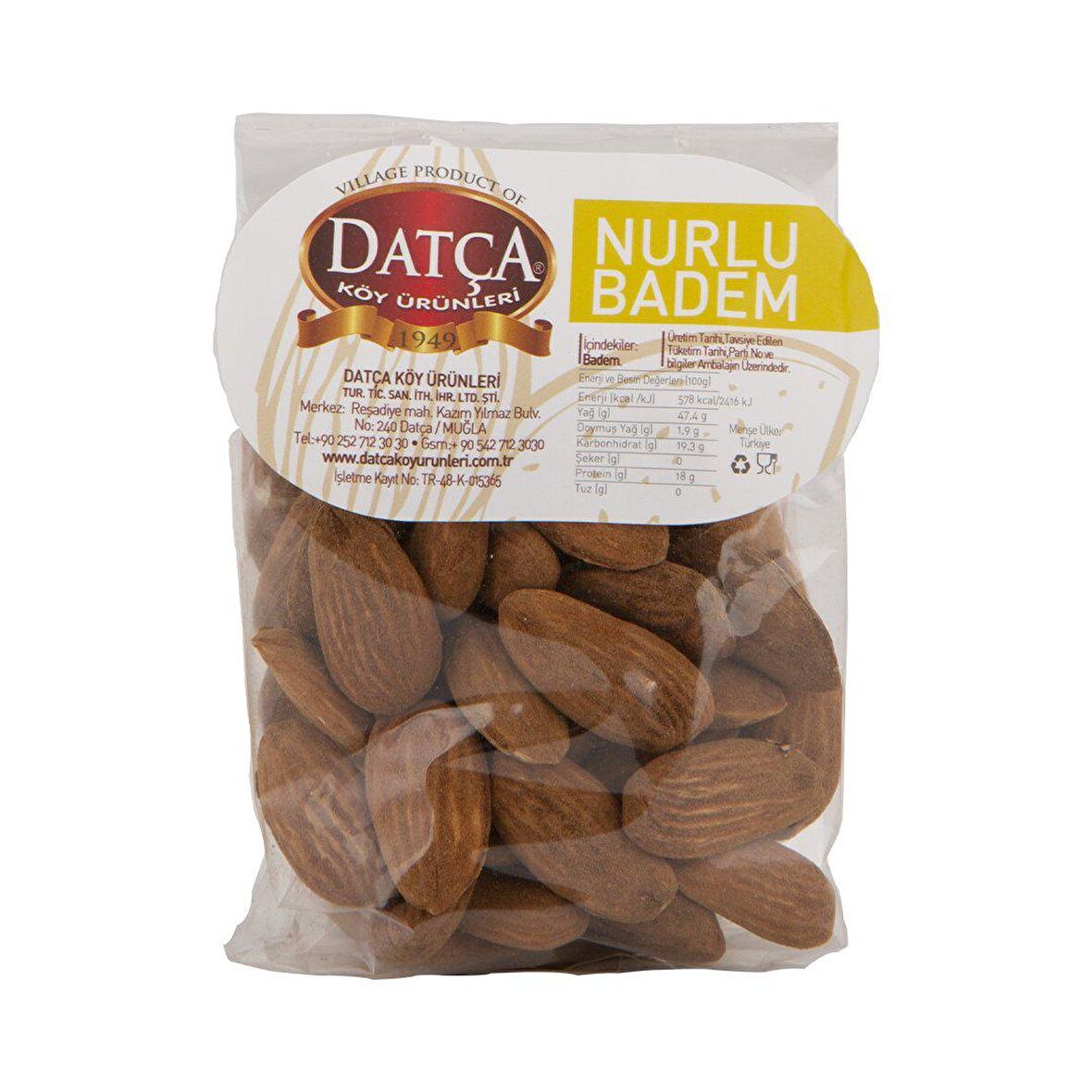 Datça Nurlu Badem 250 gr