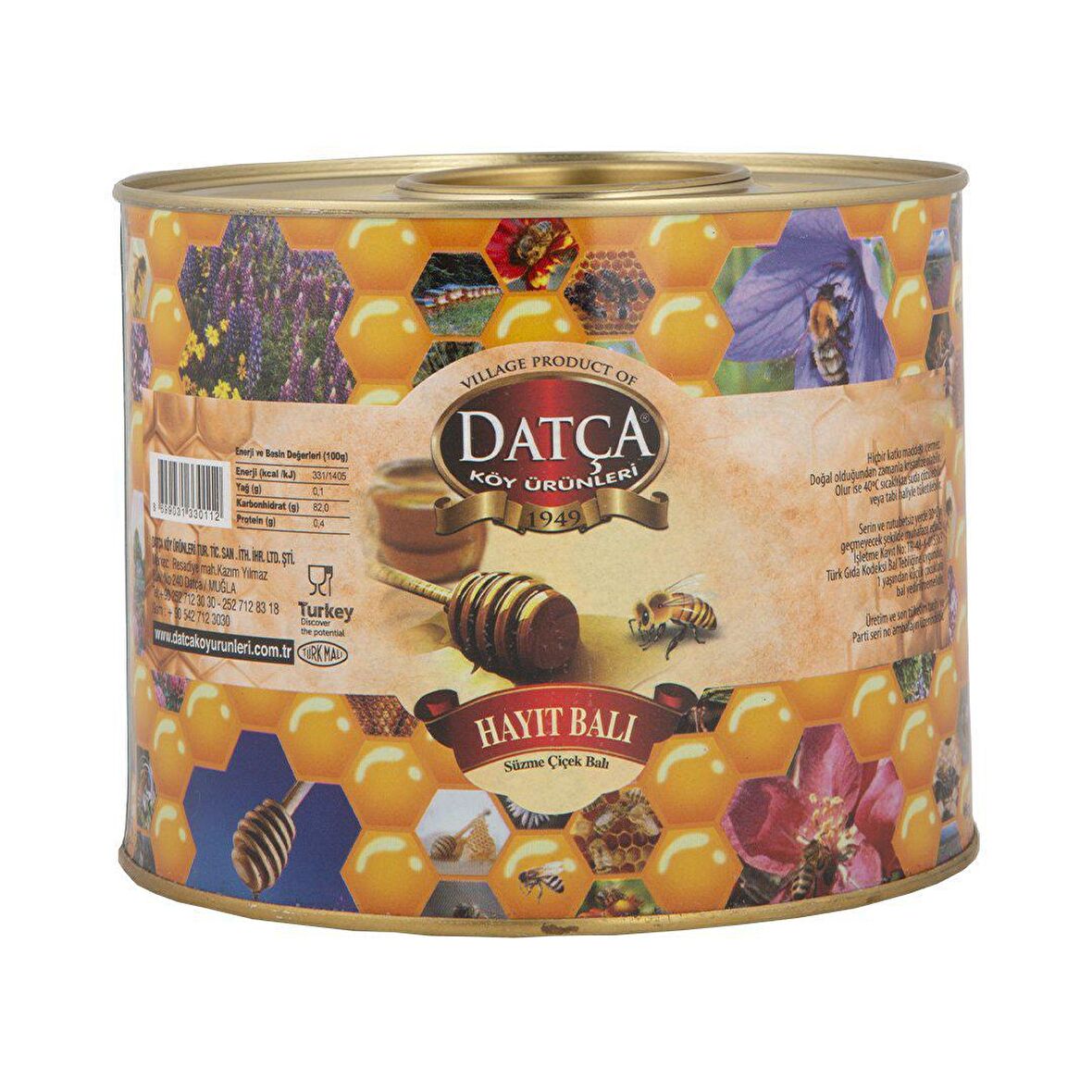 Datça Hayıt Balı Teneke 2750 gr