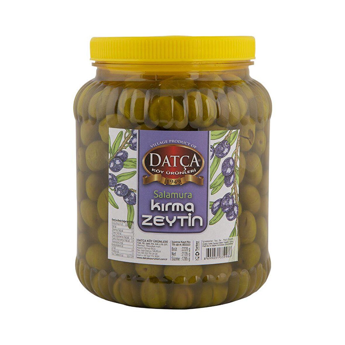 Datça Salamura Kırma Zeytin 2 Kg