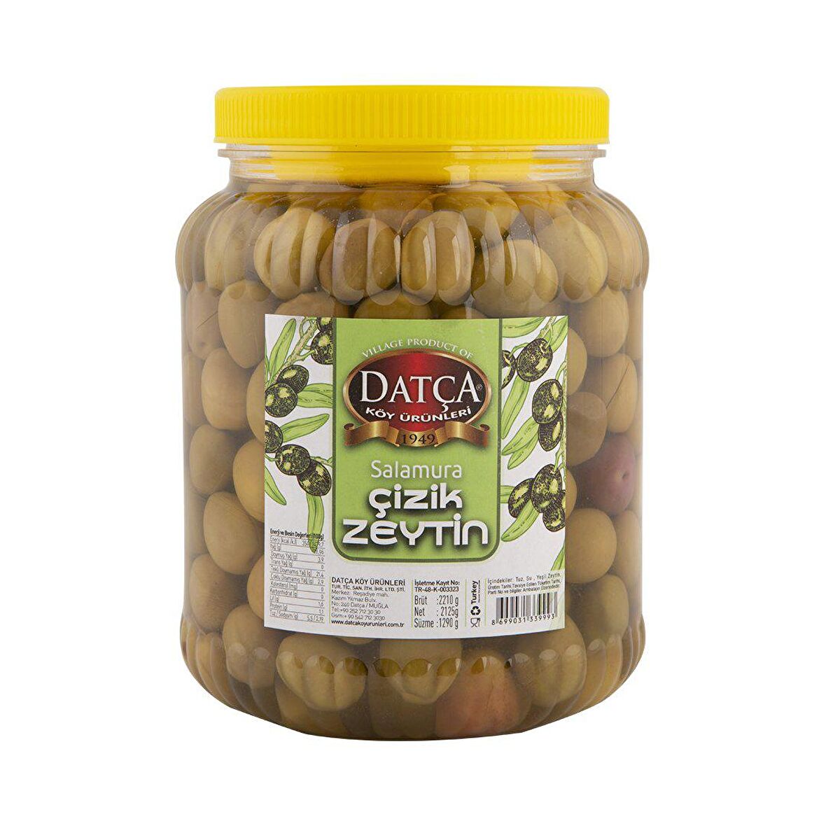 Datça Salamura Çizik Zeytin 2 Kg