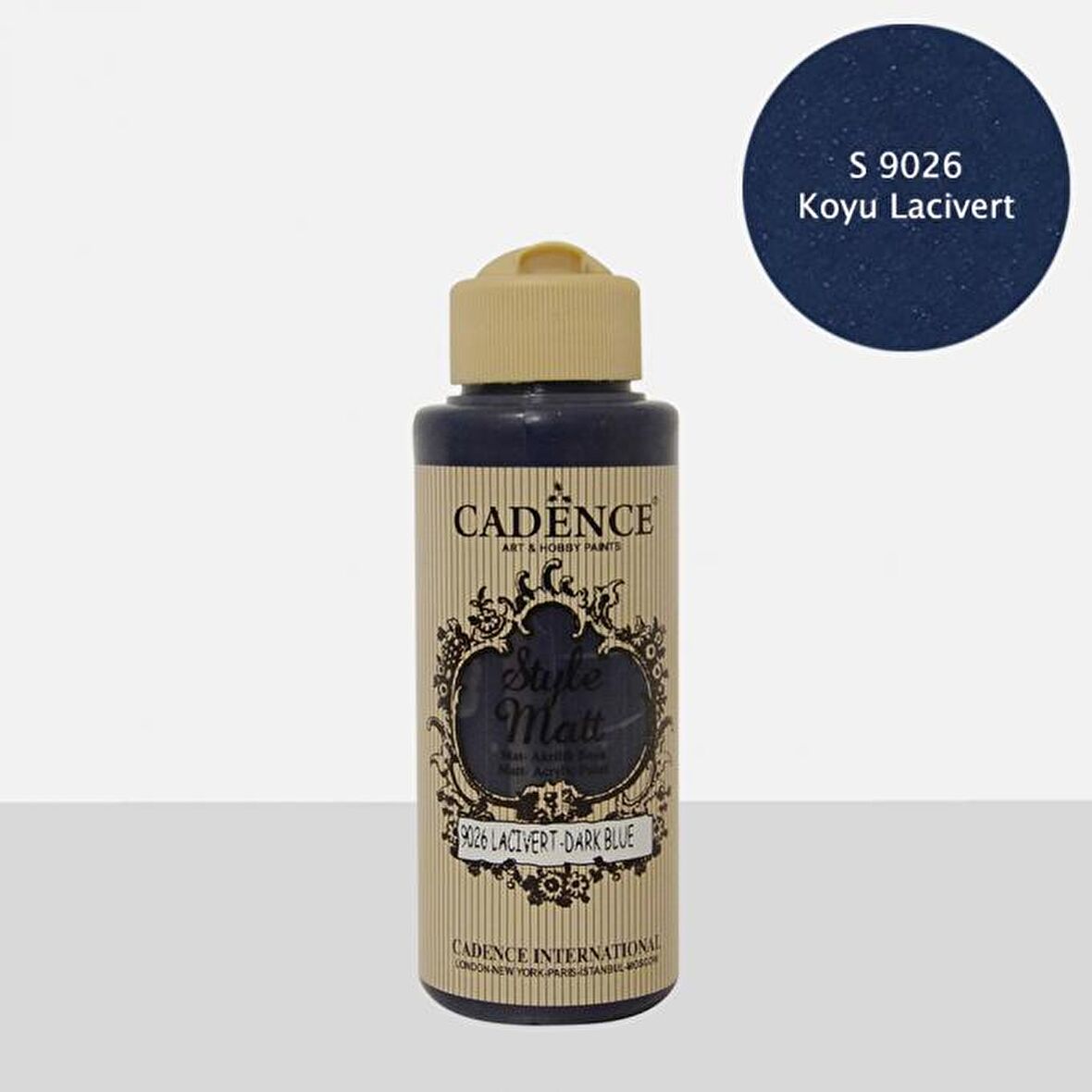 S9026 Koyu Lacivert Mat Akrilik Boya
