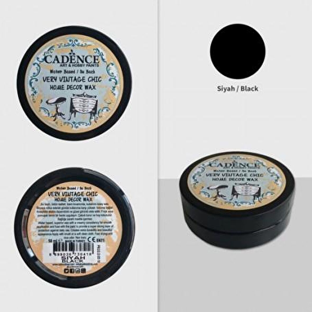 Home Decor Wax (Siyah)