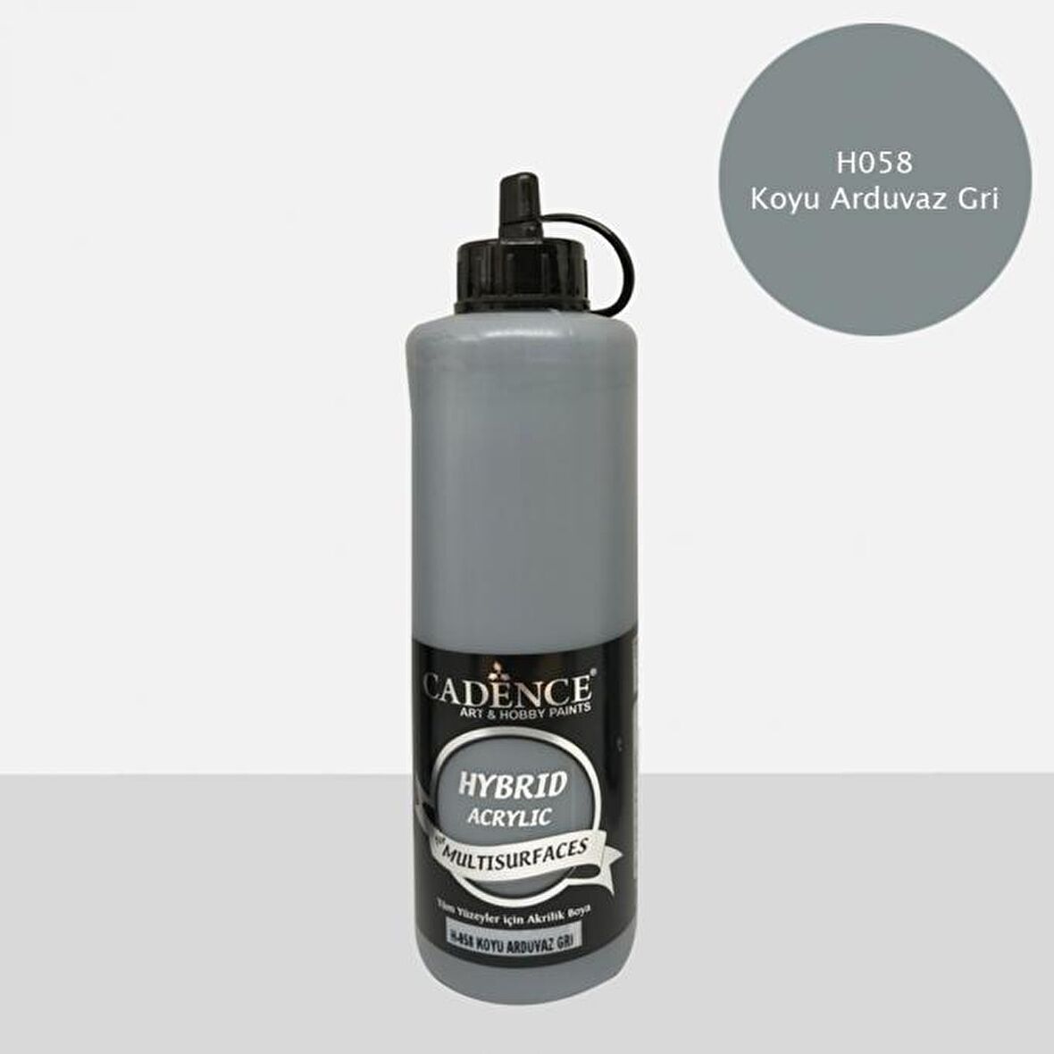 H-058 KOYU ARDUVAZ GRİ 500 ML MULTISURFACE HYBRID AKR.