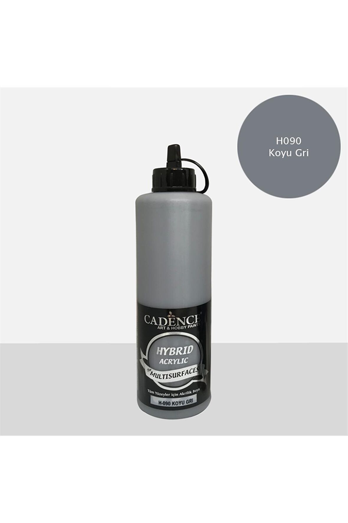 H-090 KOYU GRİ 500 ML MULTISURFACE HYBRID AKR.