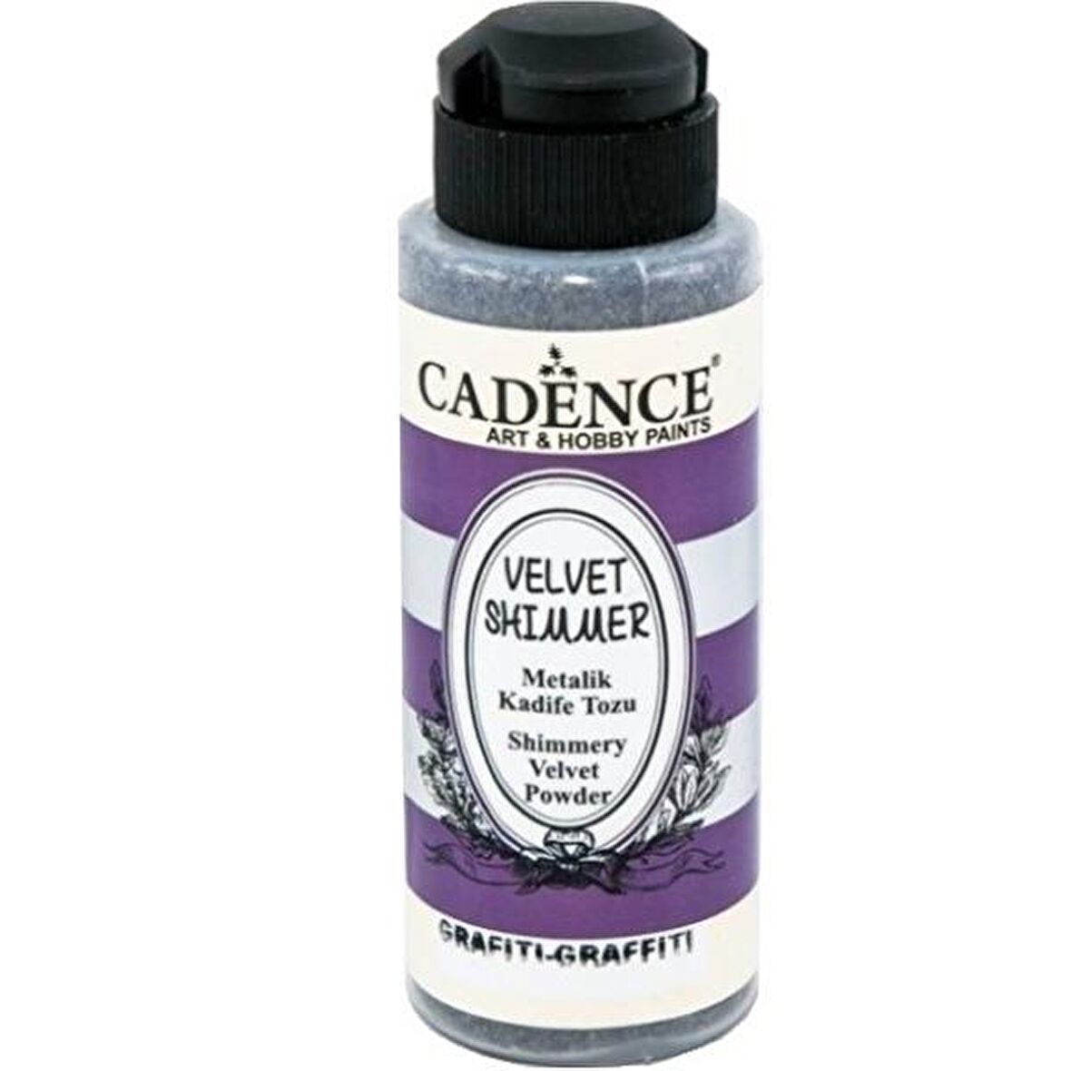 VELVET SHIMMER METALİK KADİFE TOZU VS-06 GRAFİTİ 120ML