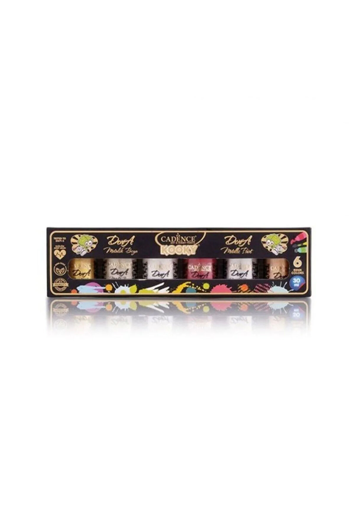 Cadence Kooky Dora Metalik Set1 6x30ml