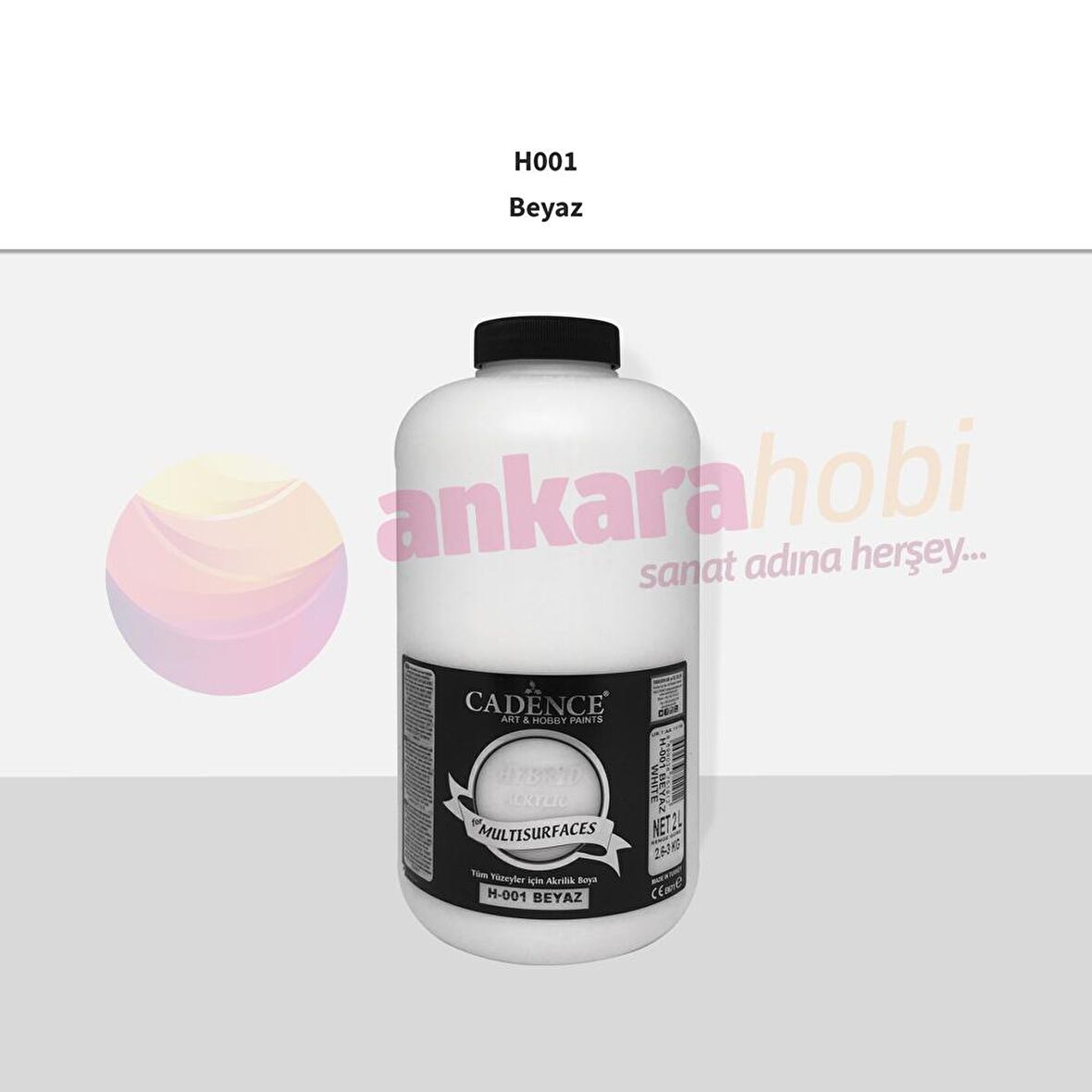 H-001 BEYAZ 2 LİTRE MULTISURFACE HYBRID AKR.