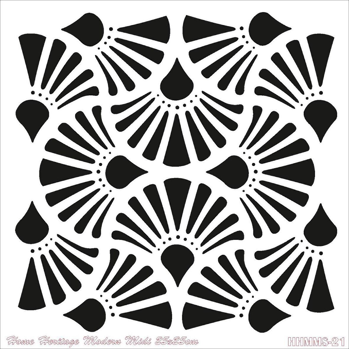 HOME HERITAGE MODERN MIDI 25X25CM HHMMS-21 STENCİL