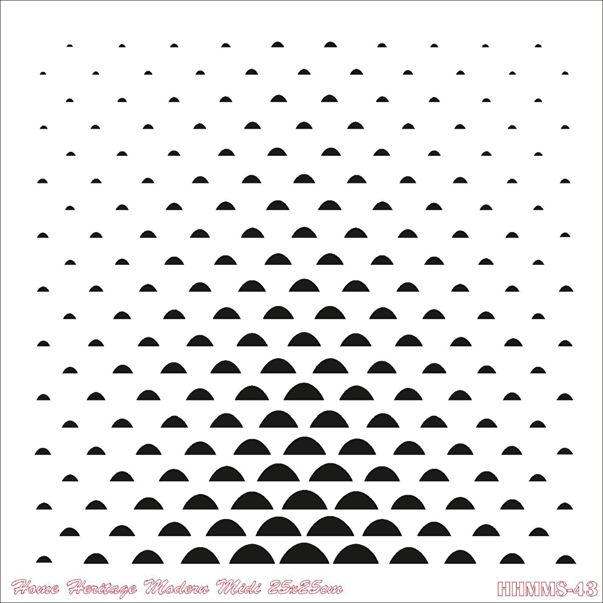 HOME HERITAGE MODERN MIDI 25X25CM HHMMS-43 STENCİL