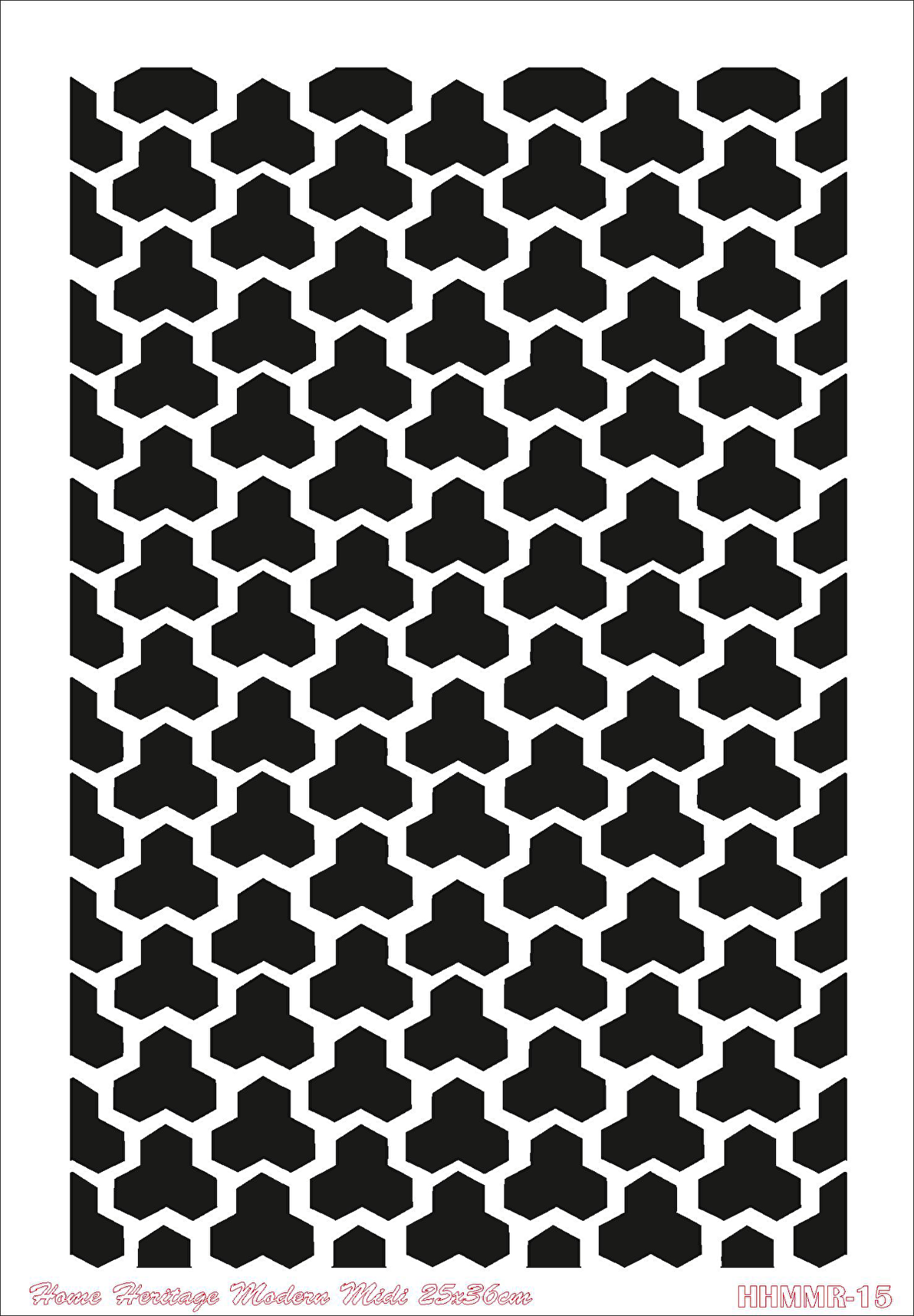HOME HERITAGE MODERN MIDI 25X36CM HHMMR-15 STENCİL