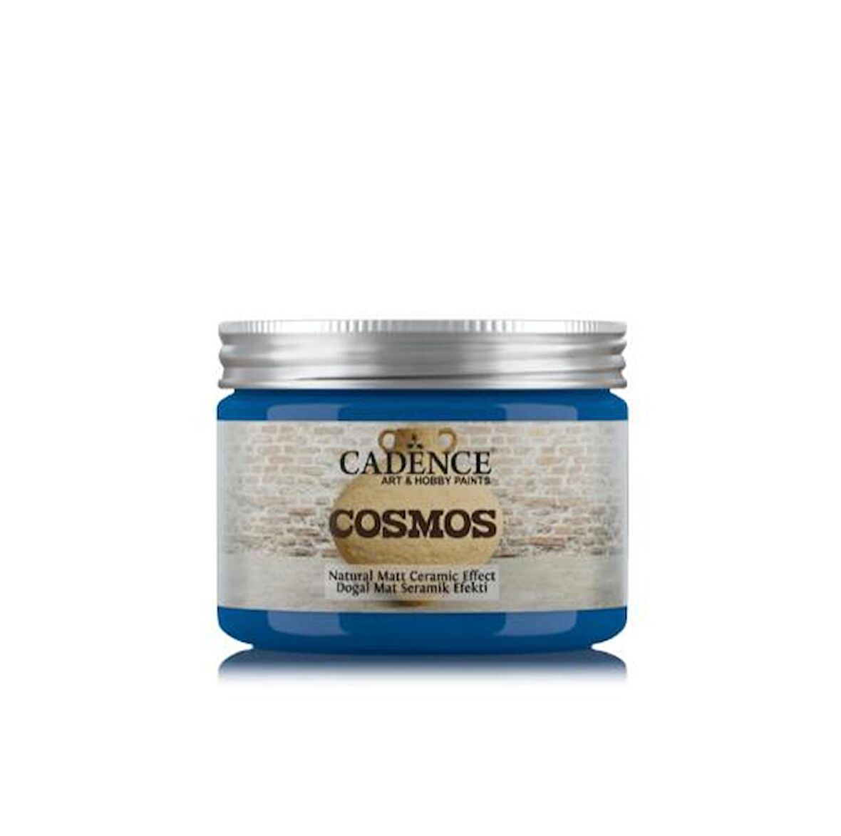 COSMOS DOĞAL MAT SERAMİK EFEKT CS-06 ROYAL MAVİ 150ML