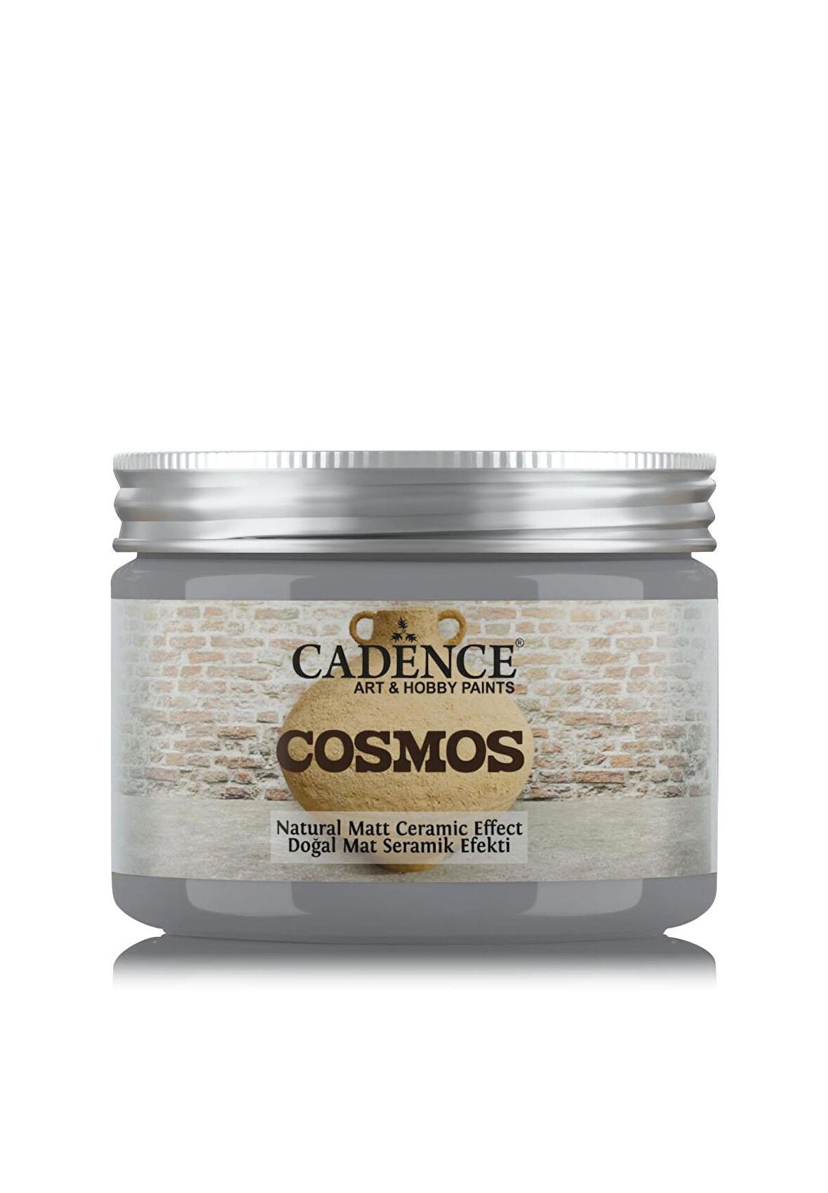 COSMOS DOĞAL MAT SERAMİK EFEKT CS-11 DUMAN GRİ 150ML