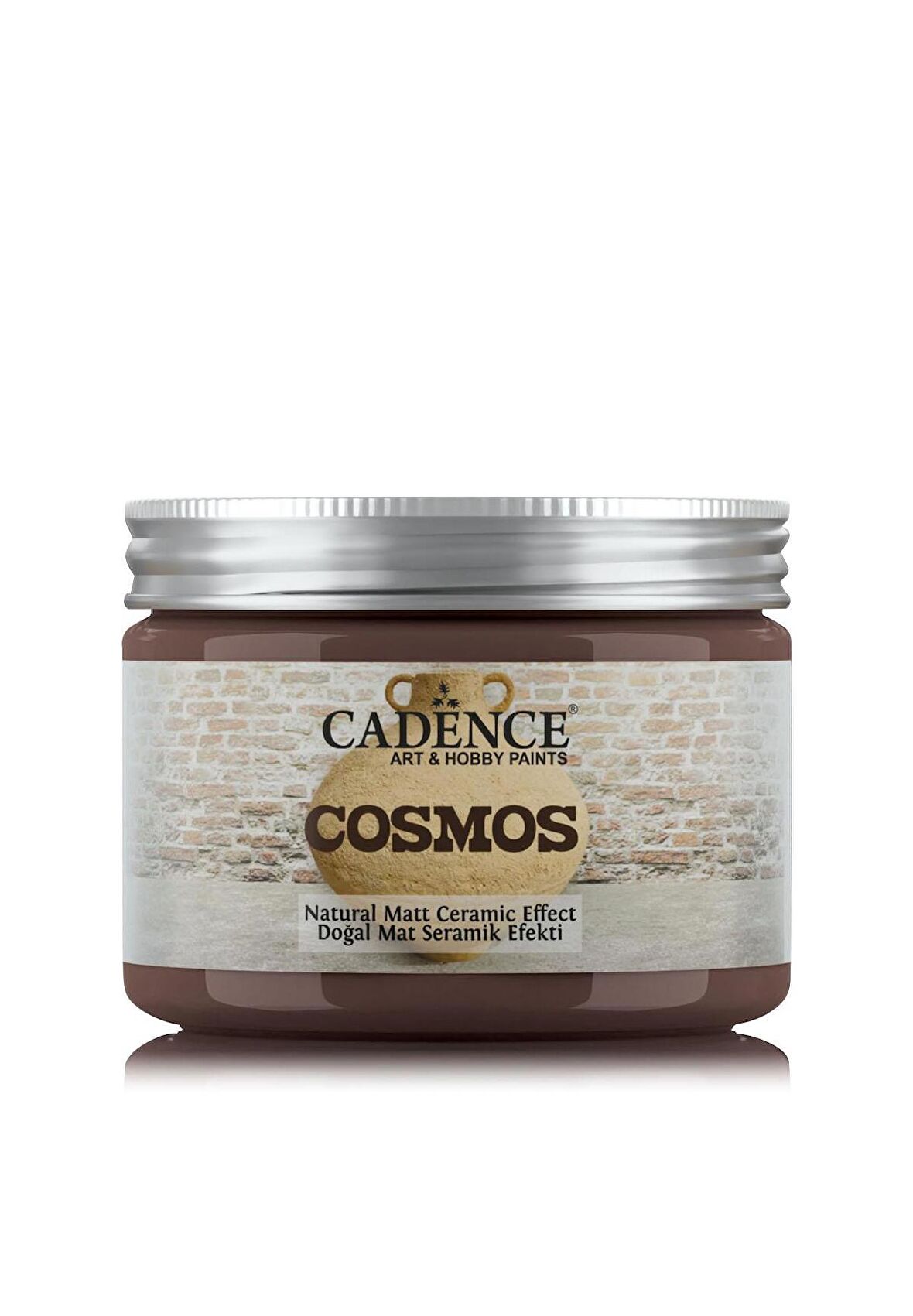 COSMOS DOĞAL MAT SERAMİK EFEKT CS-15  KAHVE 150ML