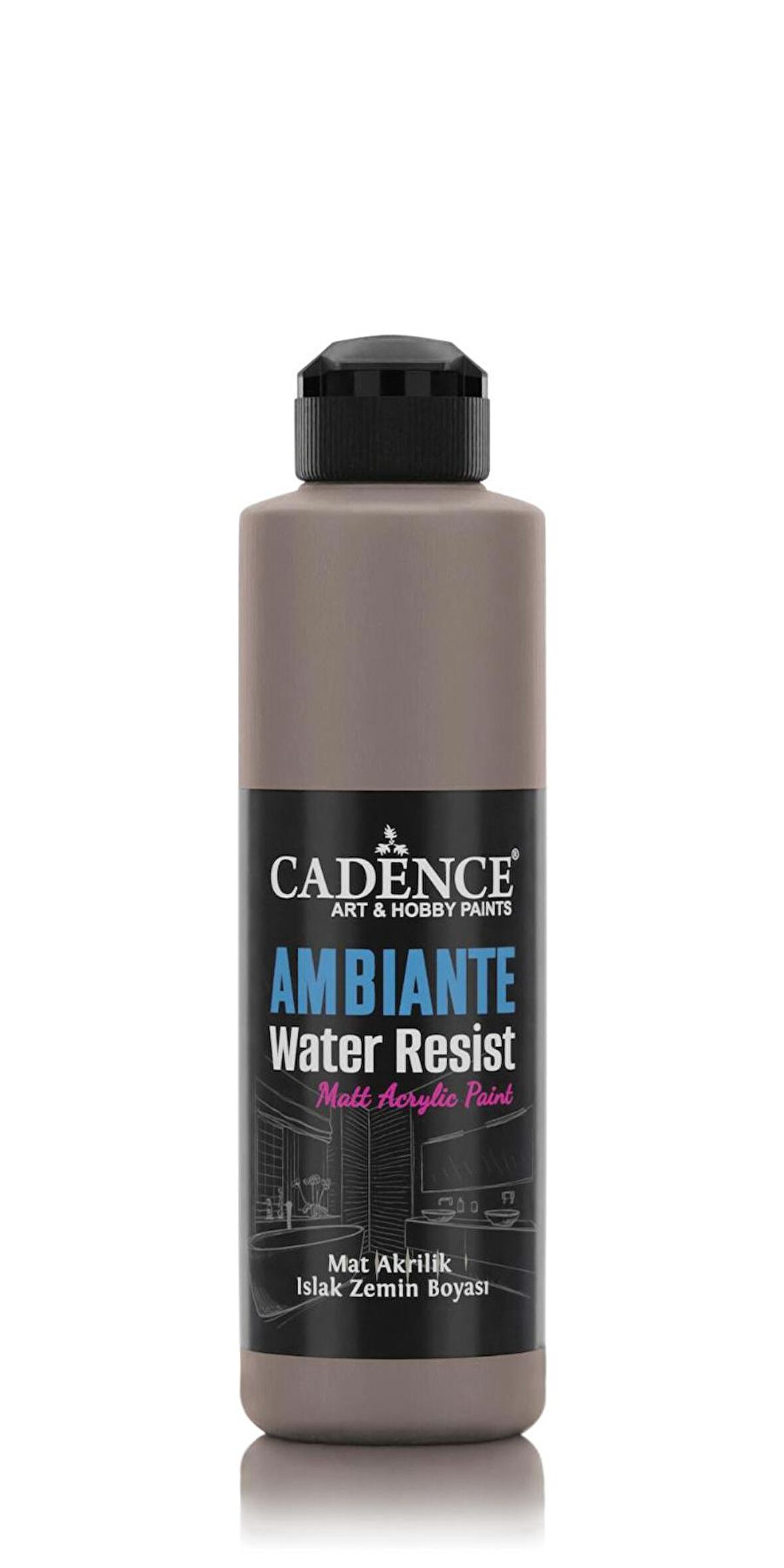 AMBIENTE ISLAK ZEMİN BOYASI AW-17 VİZON 250ML + KATALİZÖR 10GR