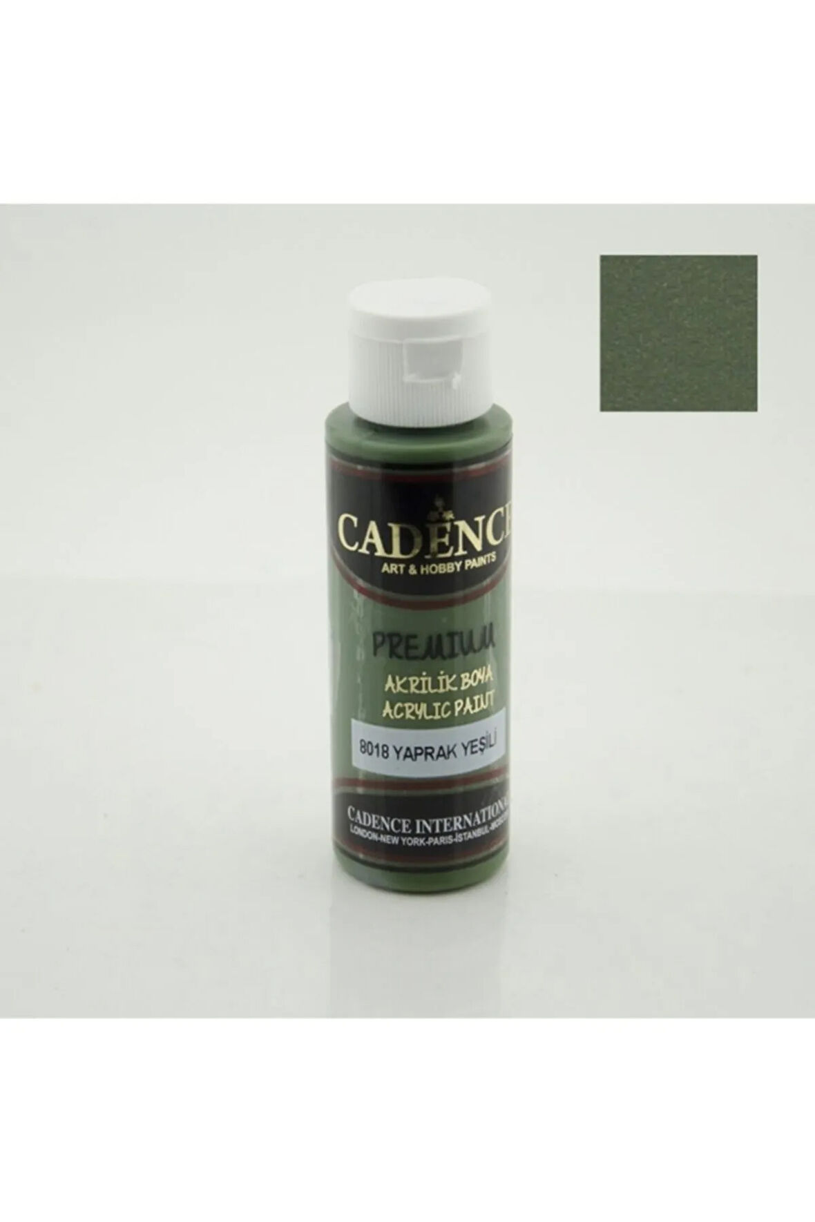 8018 Yaprak Yeşili - Premium Akrilik 70ml | Marmara Hobi