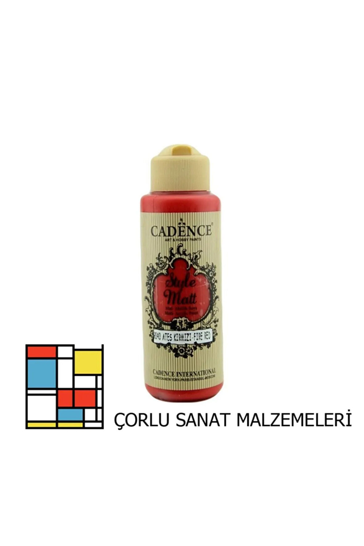 Style Mat Akrilik Boya-120ml S-9041 Karmen