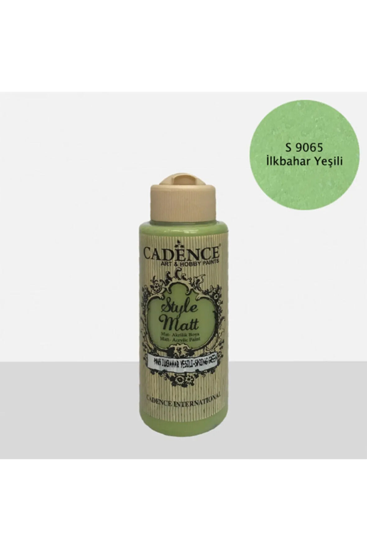 Style Mat Akrilik Boya-120ml S-9065 Ilkbahar Yeşili