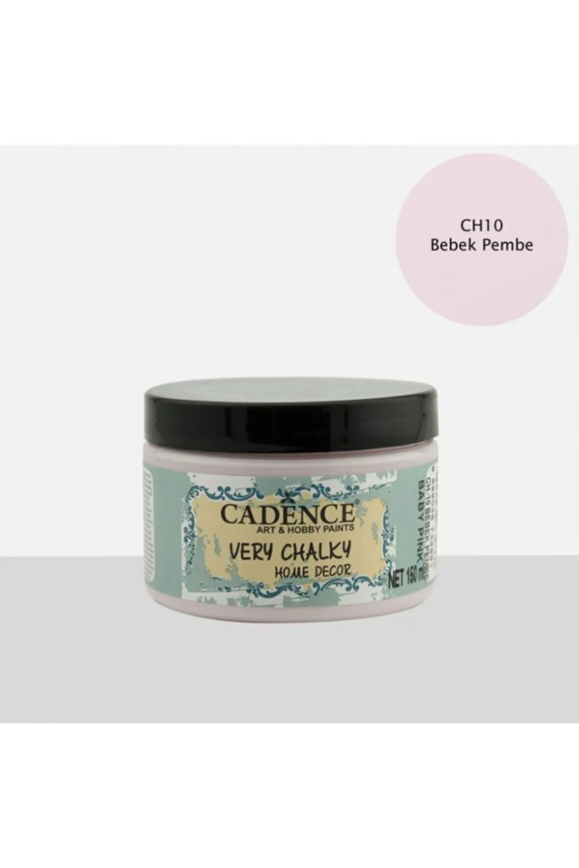 Very Chalky Home Decor Mobilya Boyası 150 ml. 10 Bebek Pembe