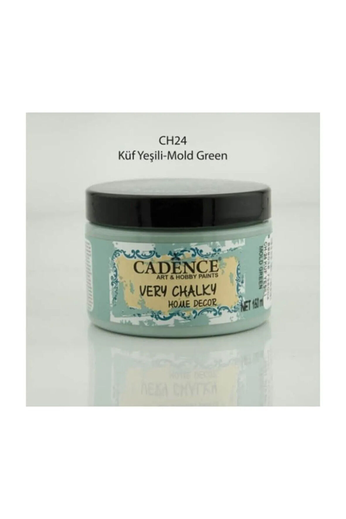 Very Chalky Home Decor Mobilya Boyası 150 ml. 24 Küf Yeşili