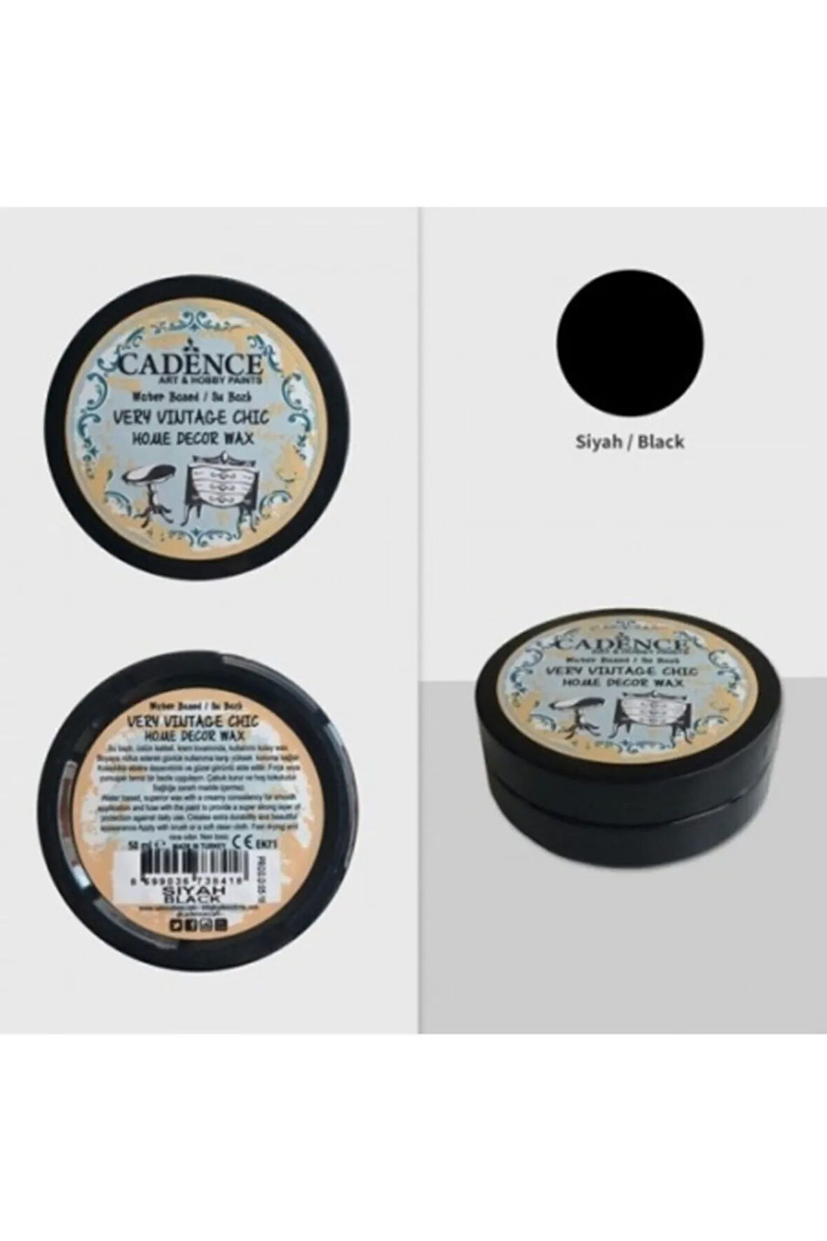 Home Decor Wax - Siyah