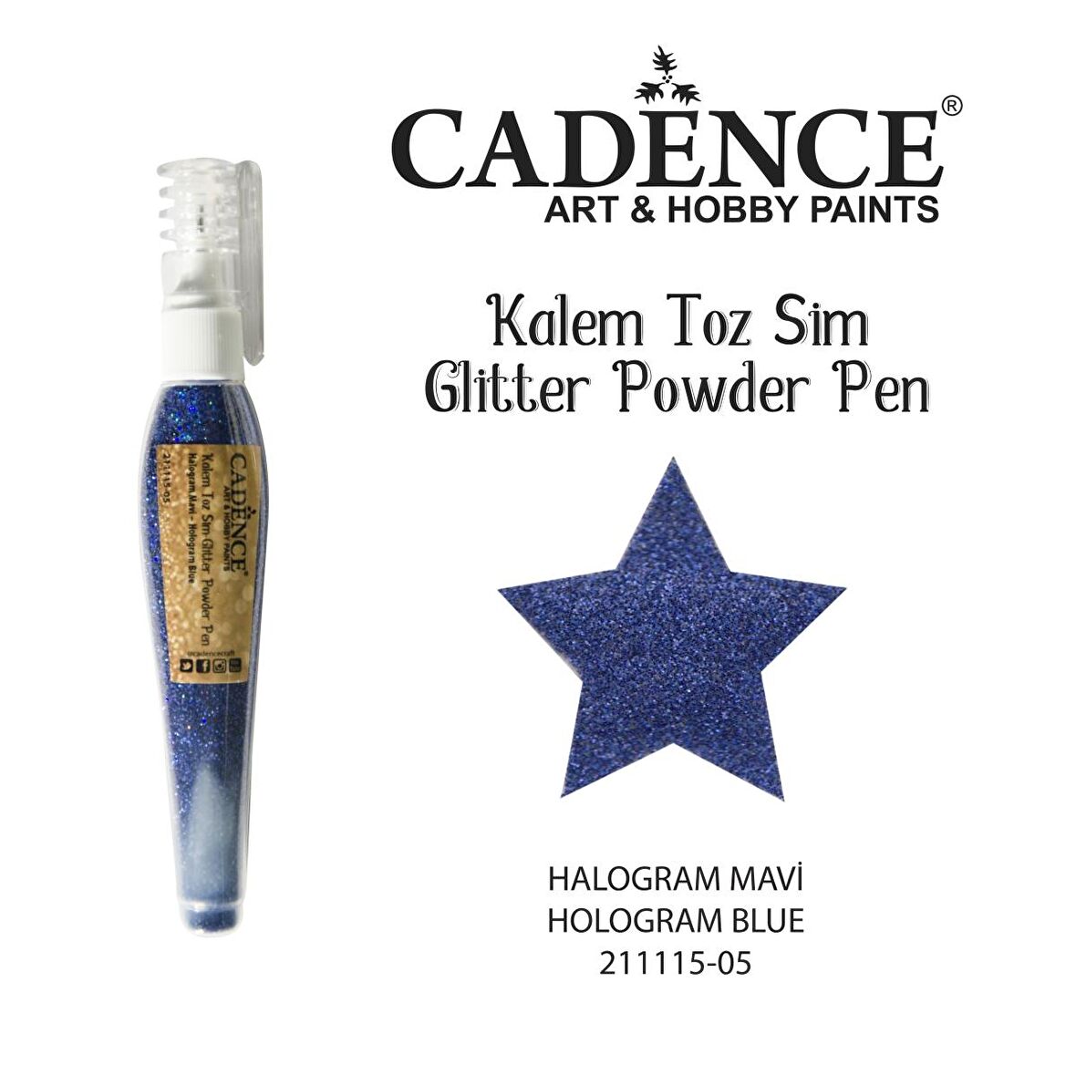KALEM TOZ SİM 211115-05 HOLOGRAM MAVİ 10GR