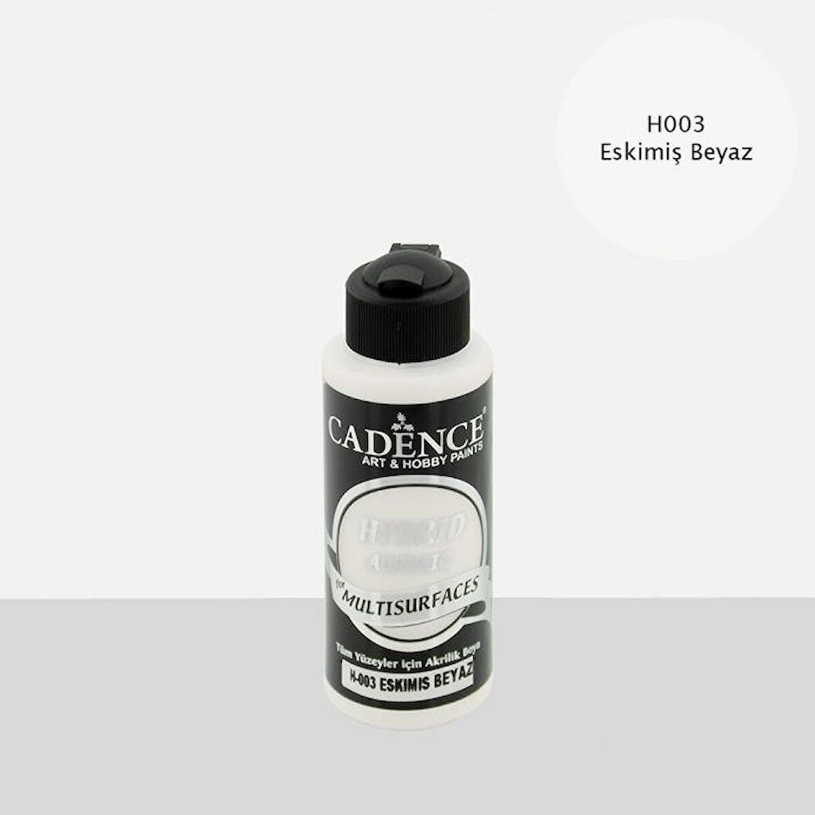 Cadence Eskimiş Beyaz Cadence Multisurface Akrilik Boya H003 - 120 ml