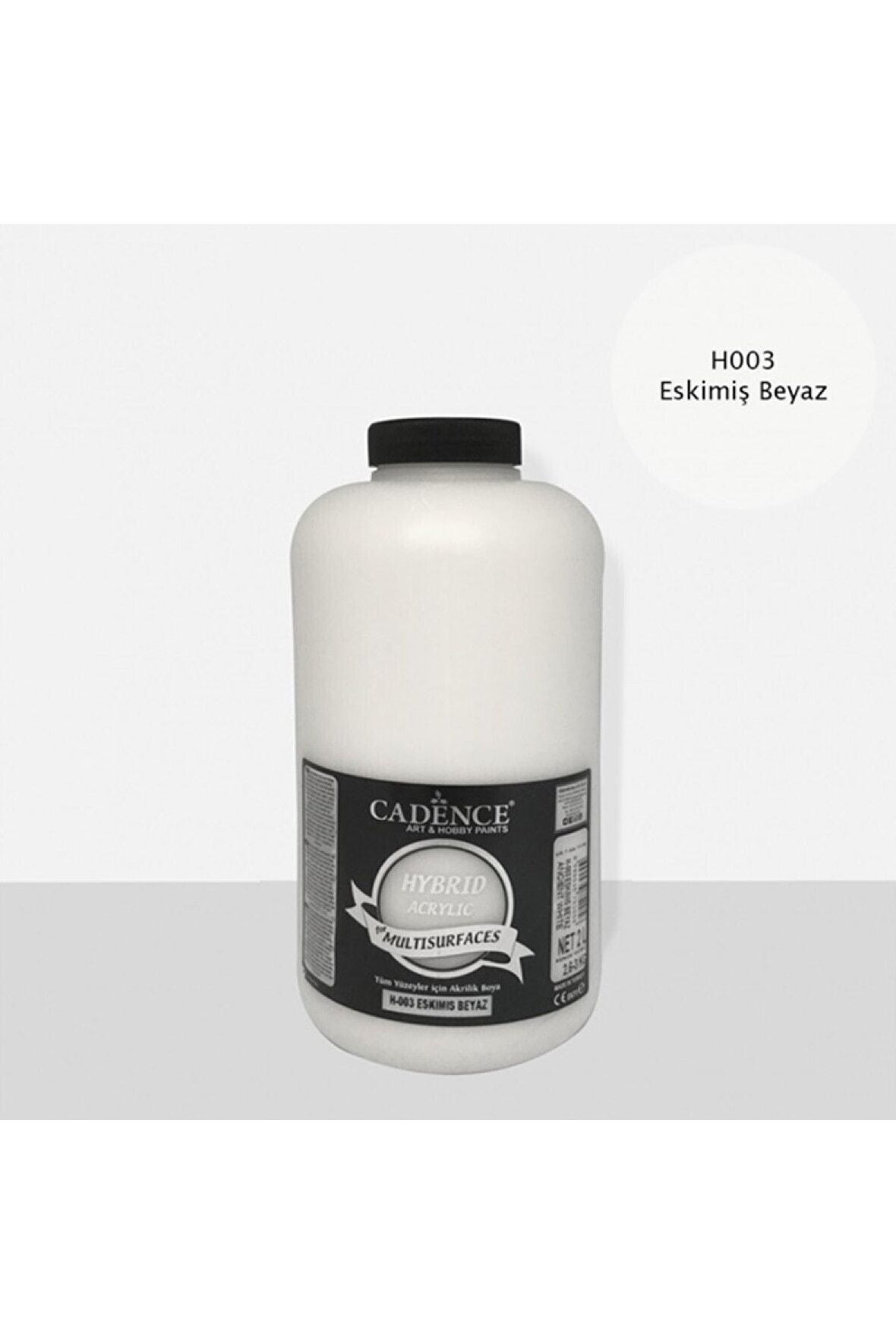 H-003 ESKİMİŞ BEYAZ 2 LİTRE MULTISURFACE HYBRID AKR.