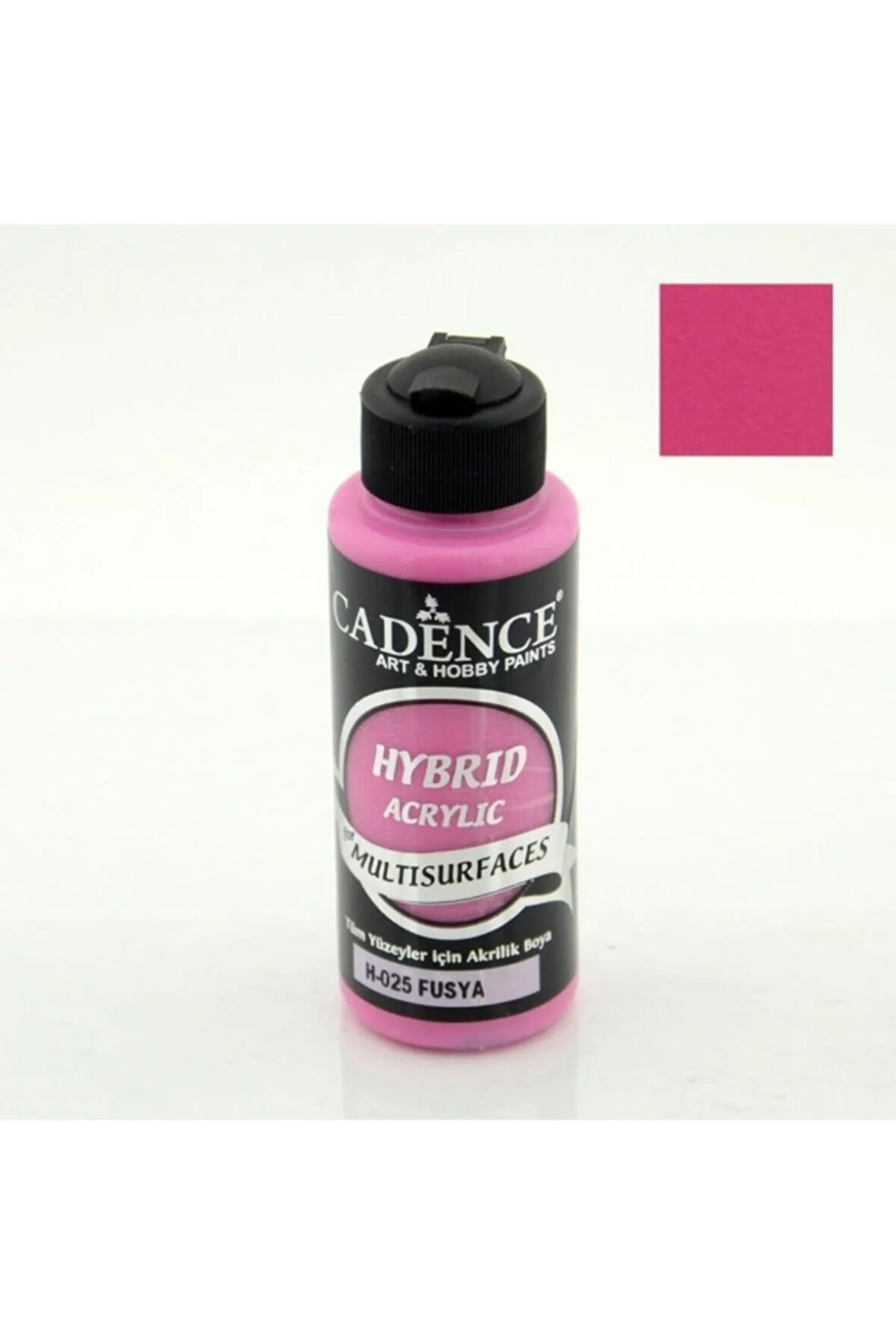 Hybrıd Akrilik Multısurfaces H-025 Fuşya 120ml