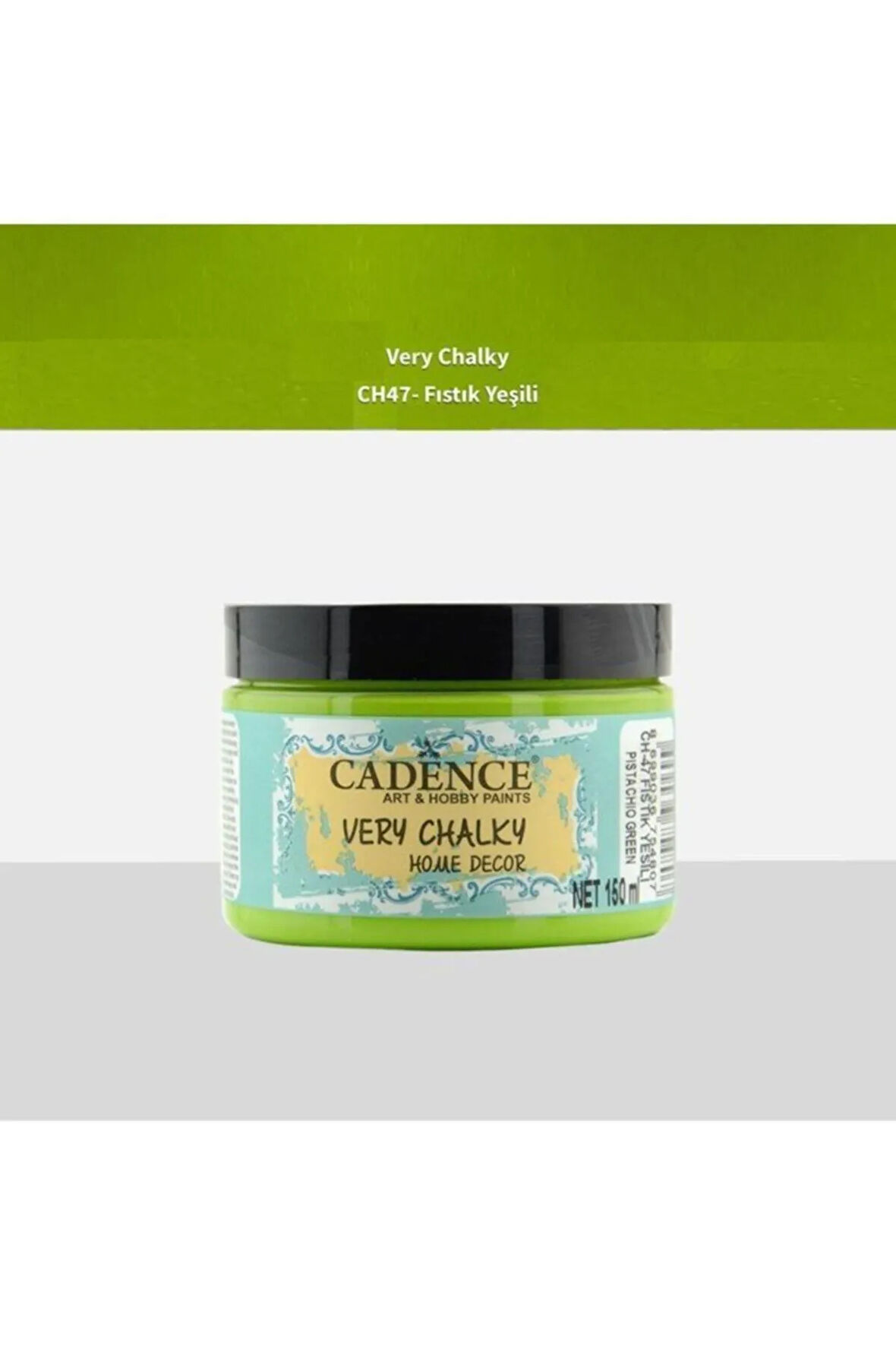 Very Chalky Home Decor Mobilya Boyası 150 ml. 47 FISTIK YEŞİLİ