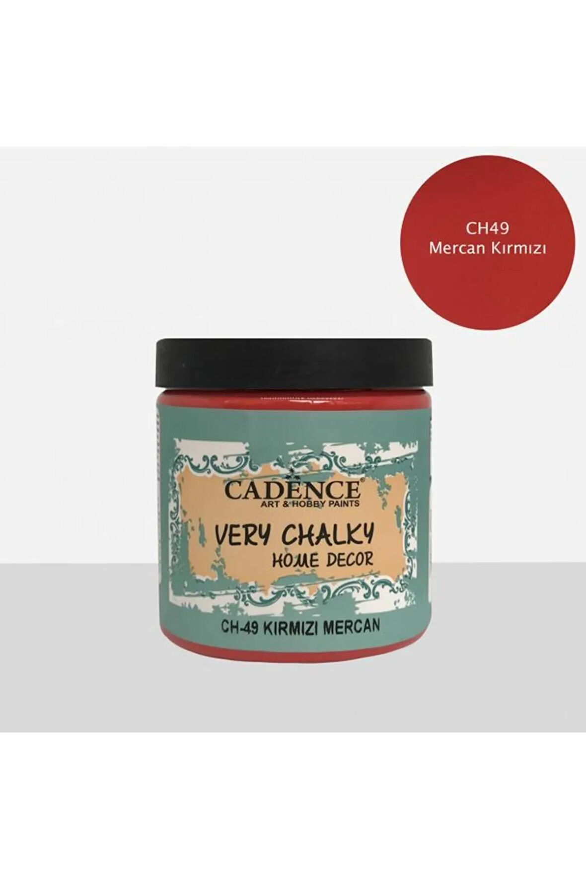 Very Chalky Home Decor Mobilya Boyası 500 ml. 49 KIRMIZI MERCAN