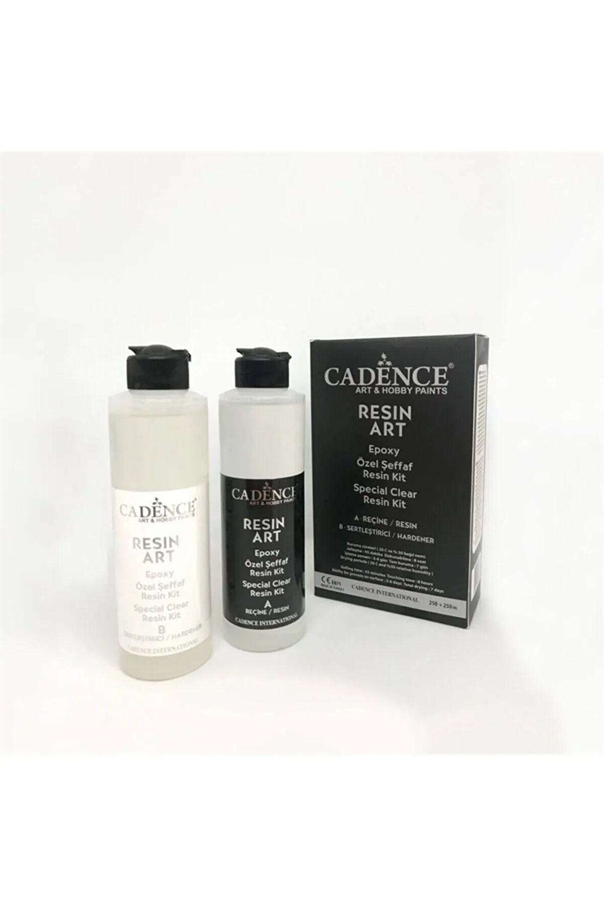 Resin Art - Şeffaf Epoksi Reçine Kit 250 ml