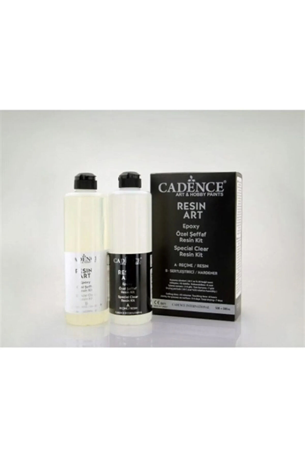 Resin Art - Şeffaf Epoksi Reçine Kit 500ml
