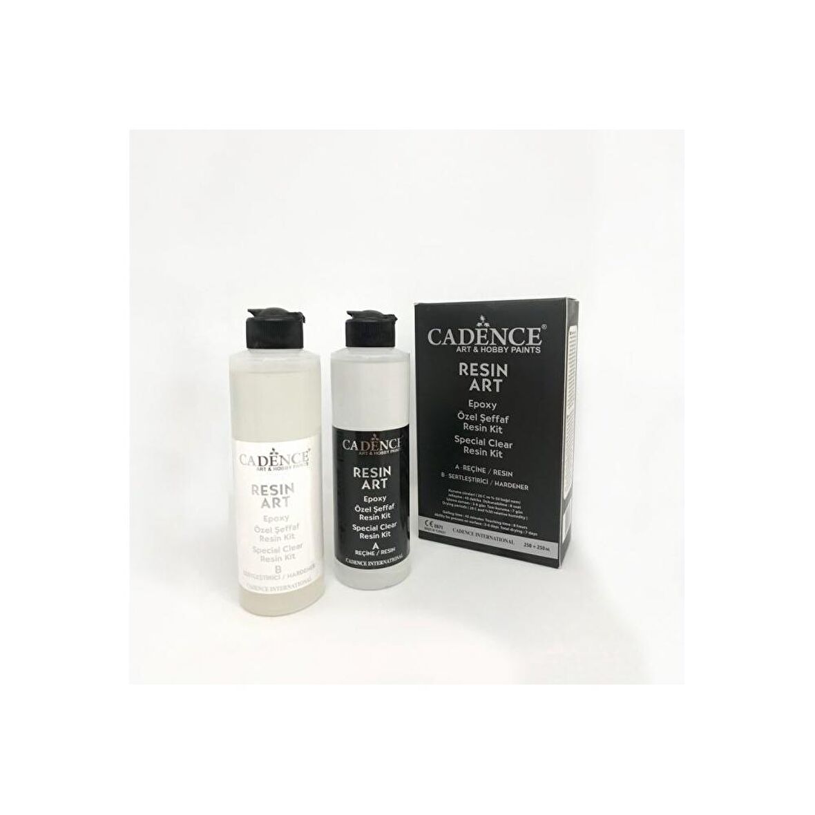 Cadence Resin Art Şeffaf Epoksi 750ML Takım