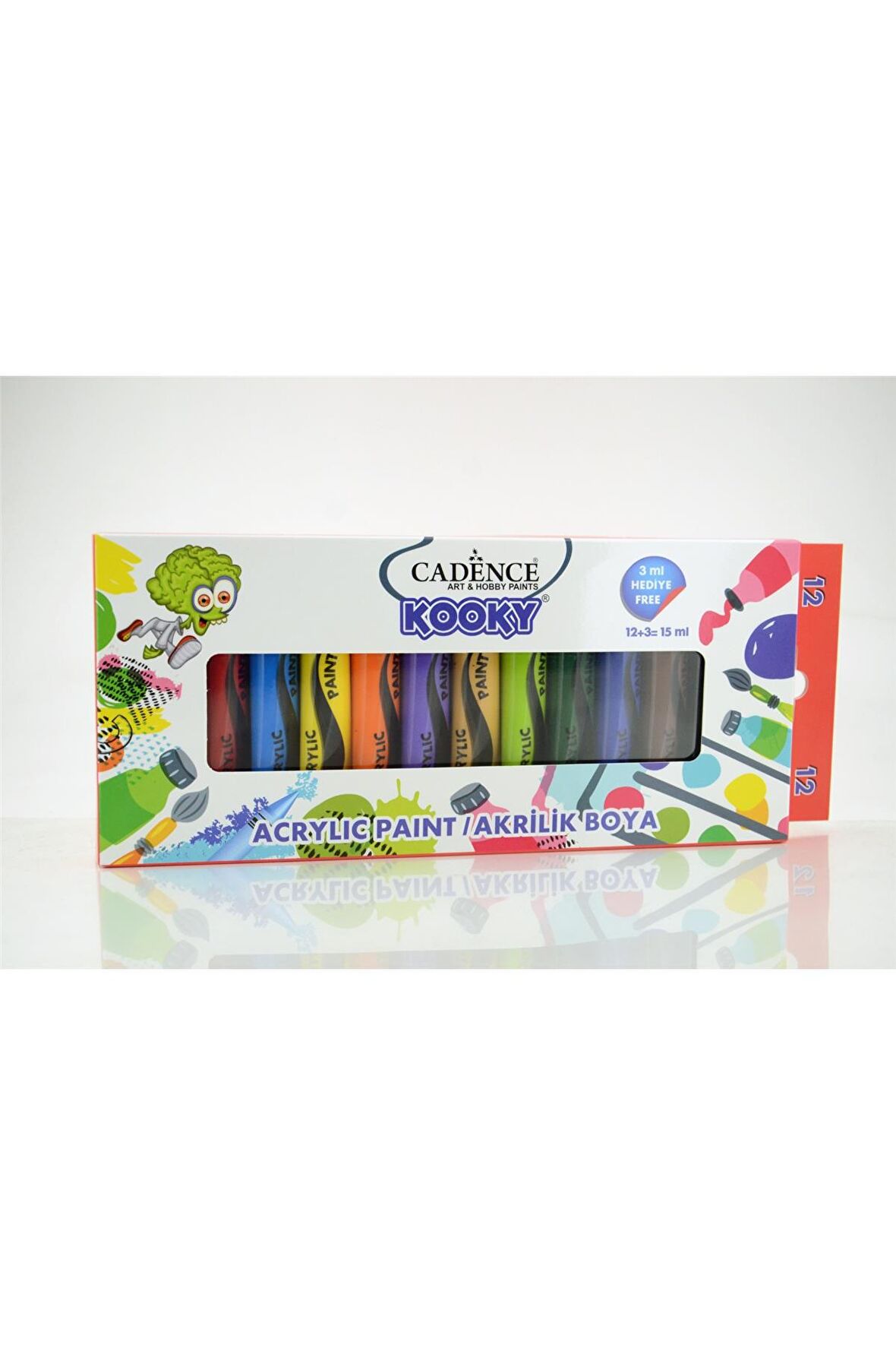 CADENCE KOOKY AKRİLİK 12'Lİ SET 15 ML