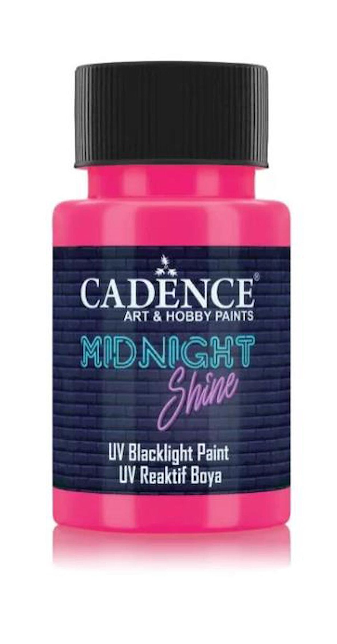 MIDNIGHT SHINE UV REAKTIF BOYA MS- 07 PEMBE 50 ML