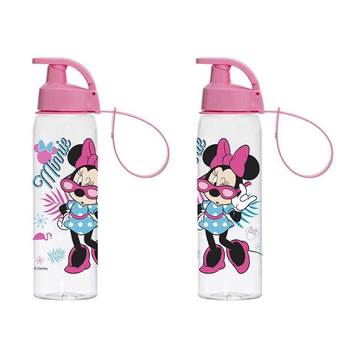 0,5lt Matara Gözlüklü Minnie Mouse Lisanslı