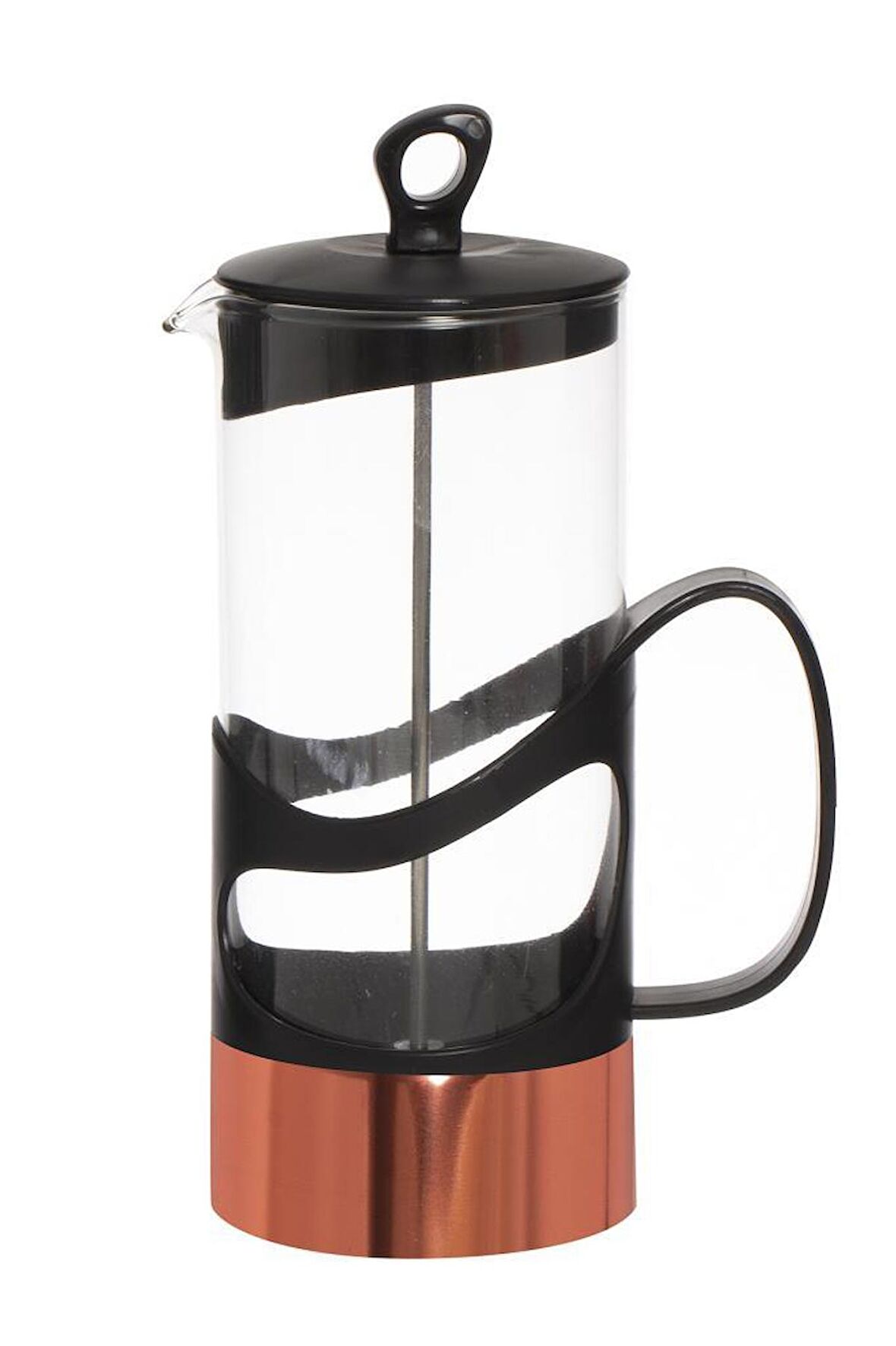 1 lt Desenli French Press-Bakır Desenli