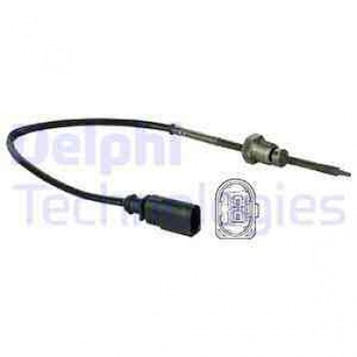 Vag Eksoz Sicaklık Sensoru (siyah Soket )a4 A5 Q5 08> Caha Caga - Delphi Ts30021