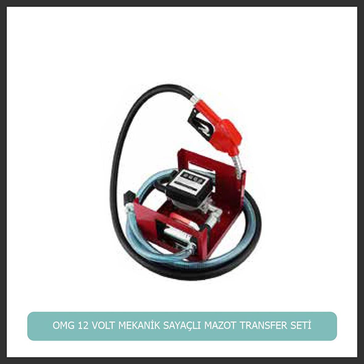 OMG 12 VOLT MEKANİK SAYAÇLI MAZOT TRANSFER SETİ