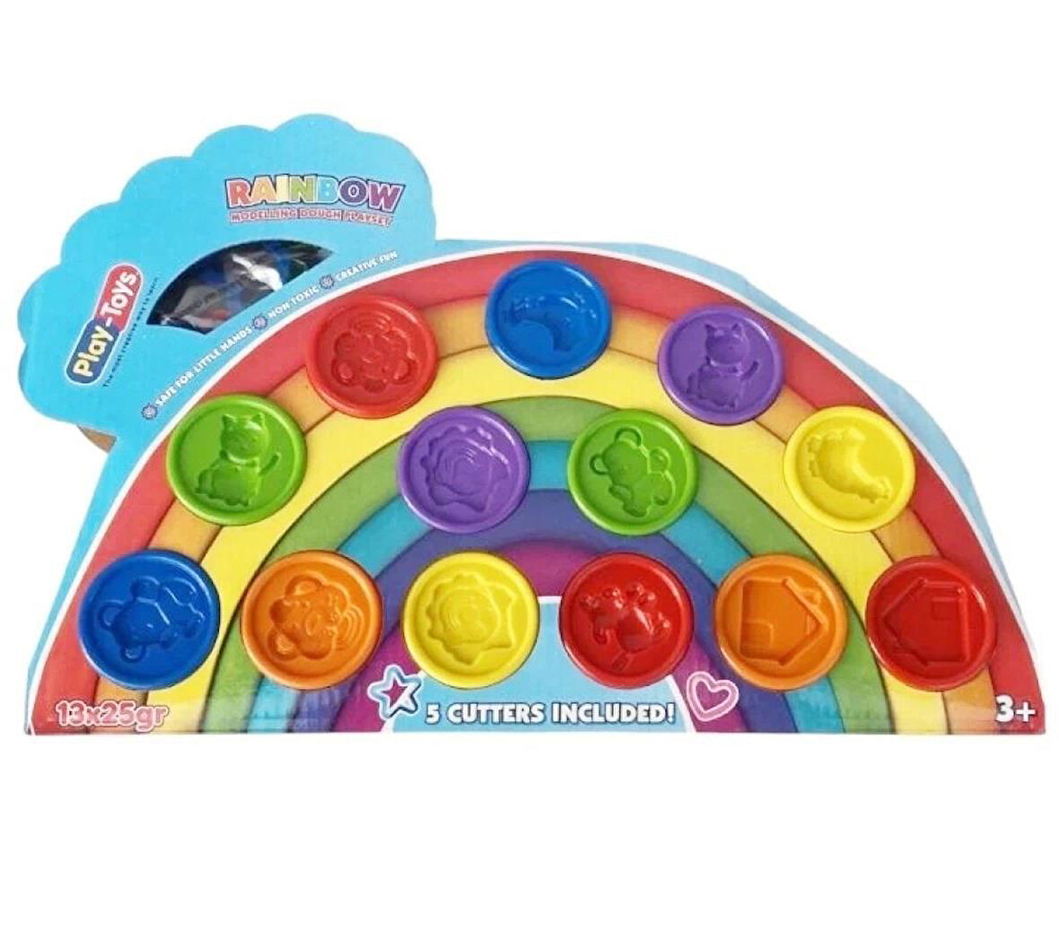 Playtoys Rainbow Set 13x25gr +5 Molds