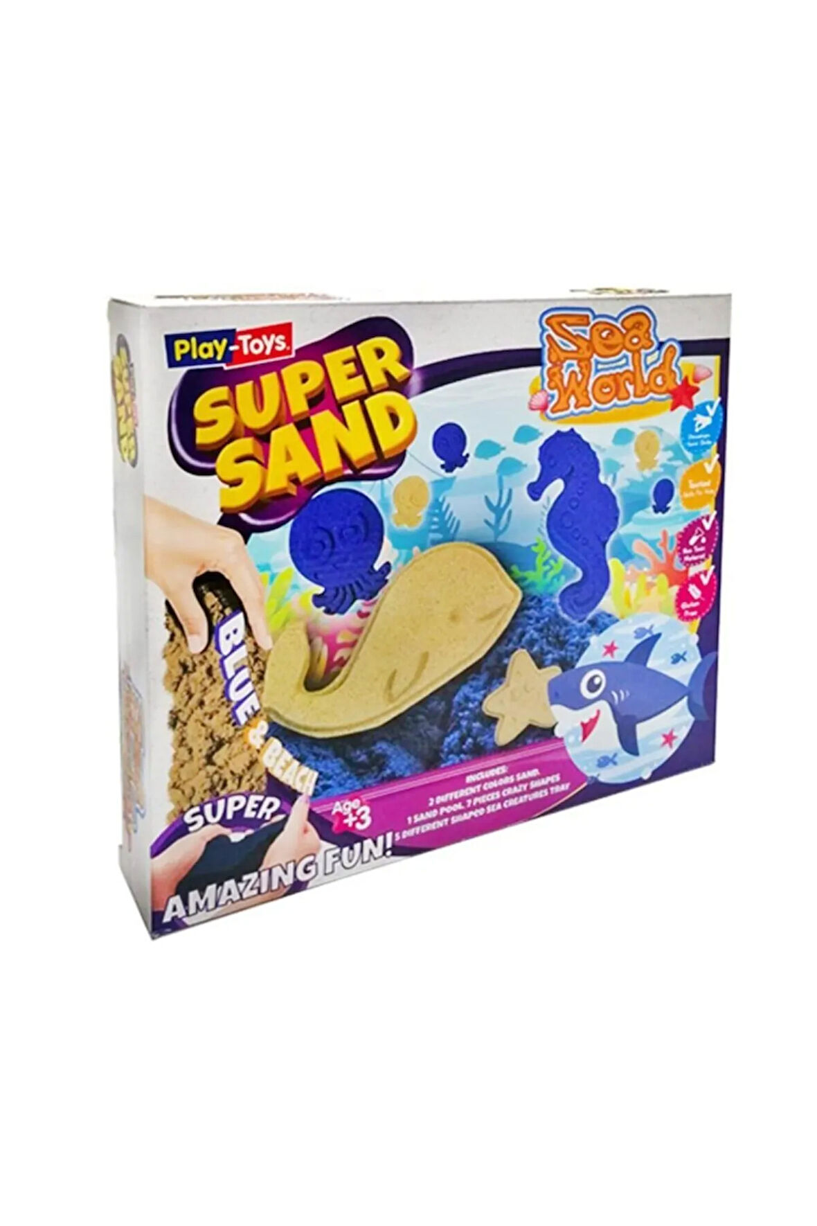 Play Toys Okyanus Canlılarının Dünyası Oyun Kumu Super Sand