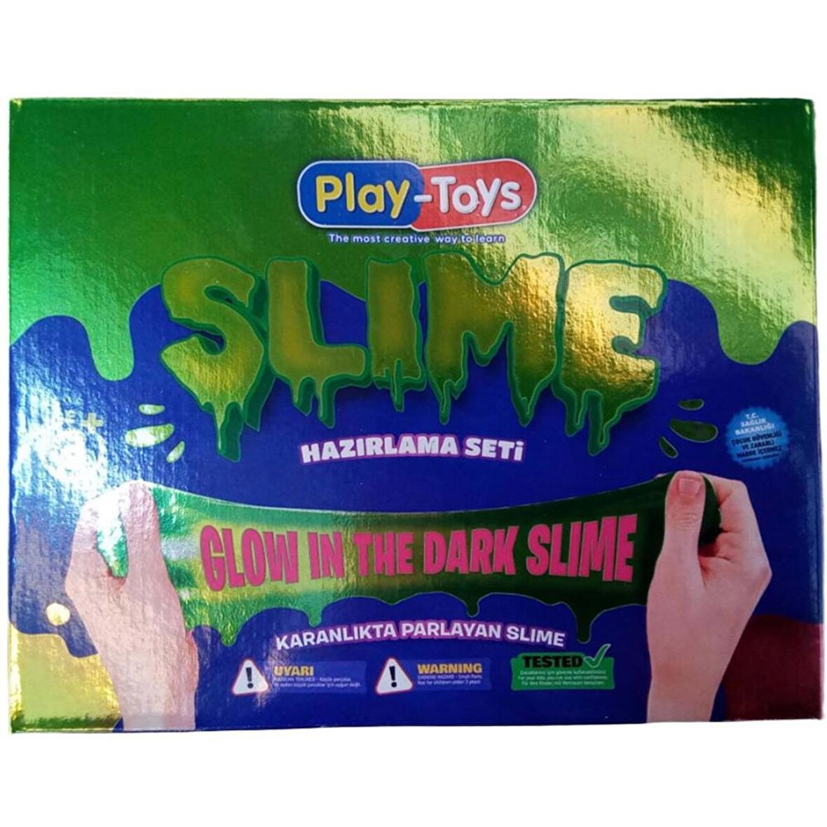 Asya Playtoys Slıme Glow In The Dar Karanlıkta Parlayan Slime