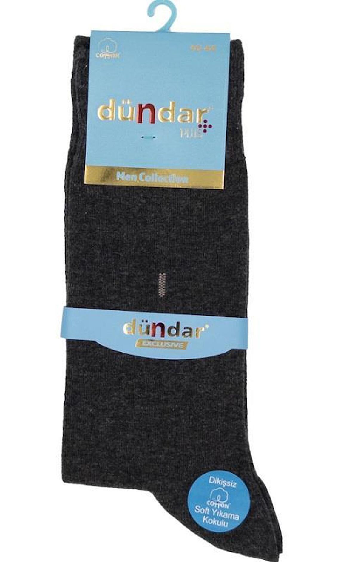 PLUS ERKEK LYCRA SOKET ANTRASİT 12'Lİ 5527