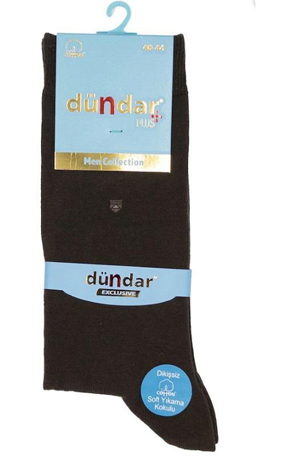 PLUS ERKEK LYCRA SOKET KAHVE 6'LI 5527